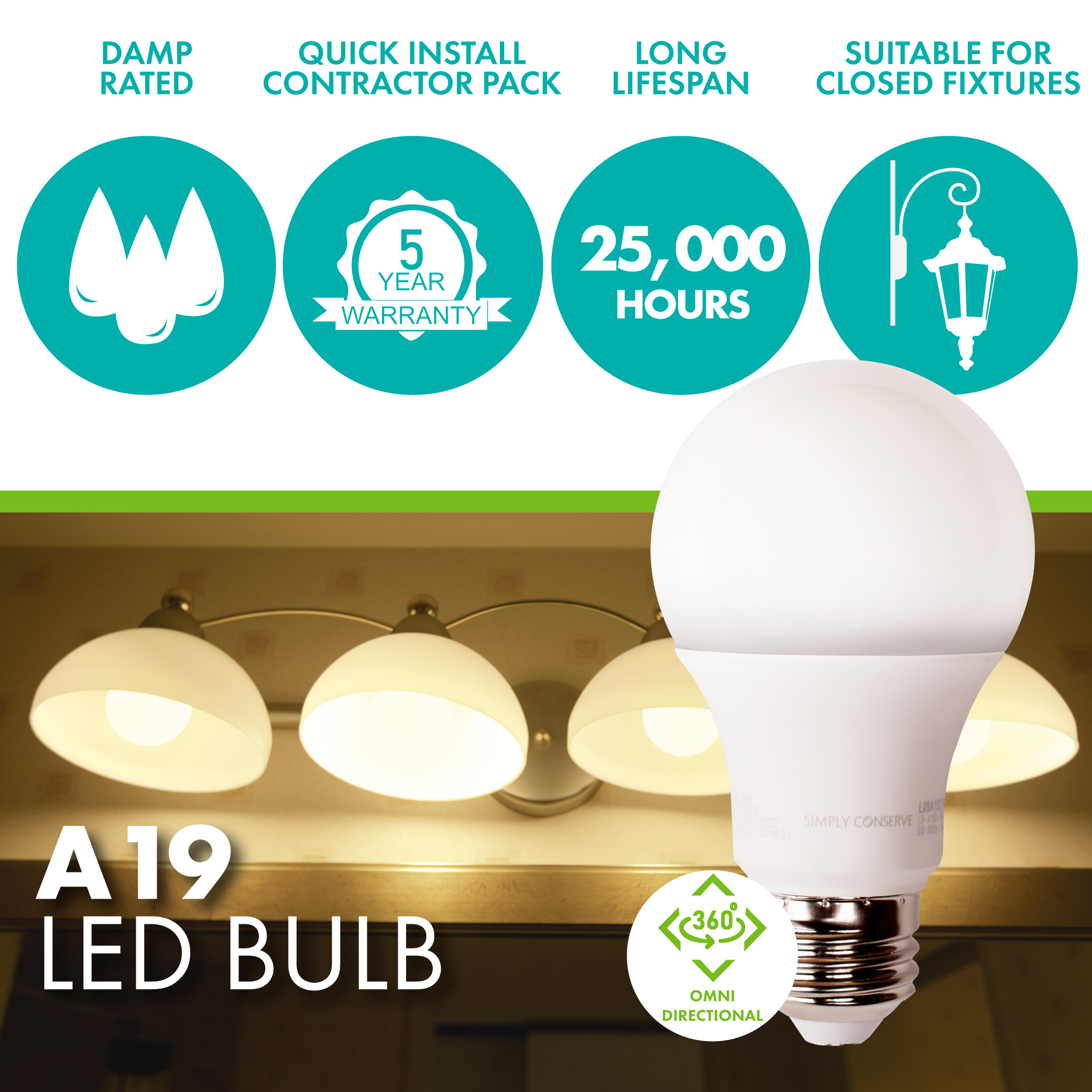 Simply Conserve L15A1950KENCL Led-Lights - View #3