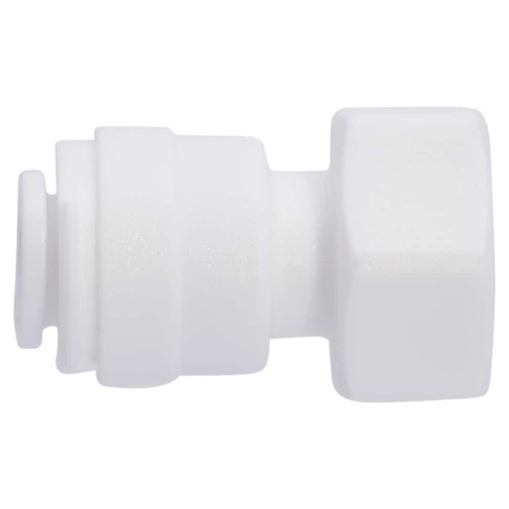 Ice Maker Water Line Brass Compression Tube Fitting, 1/4 OD x 1/4