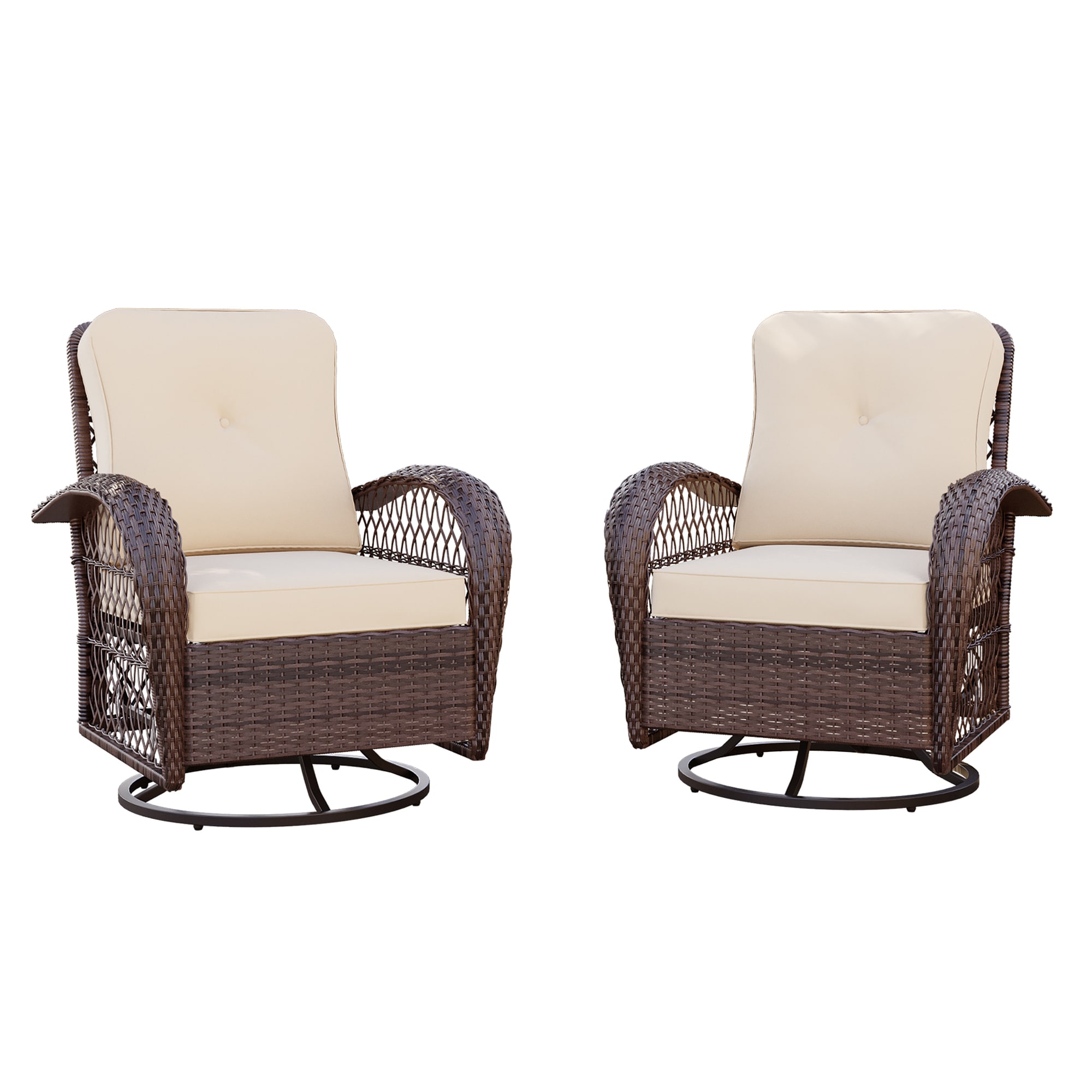 UPHA Y11BE-BEIGE Patio-Chairs - View #2
