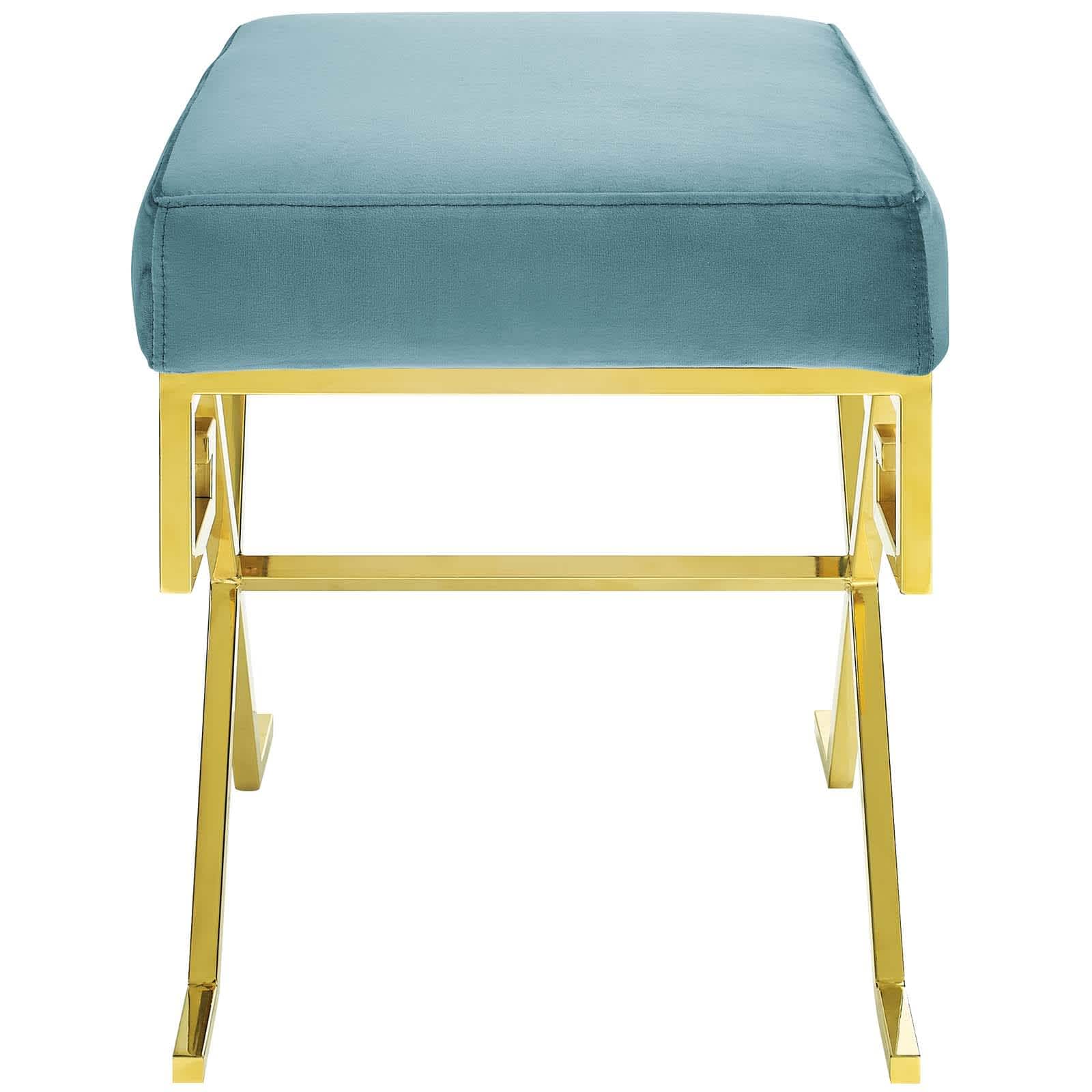Modway EEI-2877-GLD-SEA bench - View #6