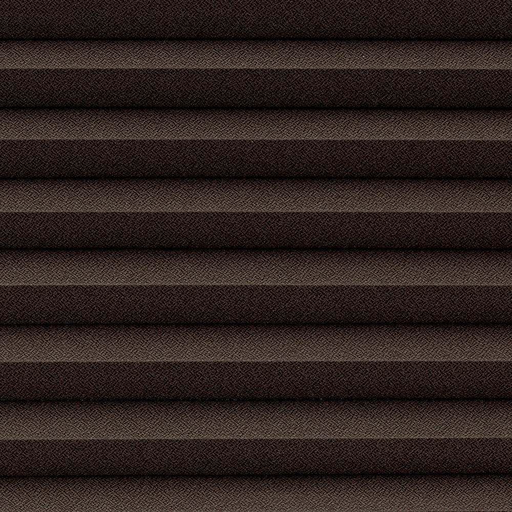 LEVOLOR SK07210670804 Designer Textures Espresso Light filtering Polycotton 9/16-in Single Cellular shade swatch