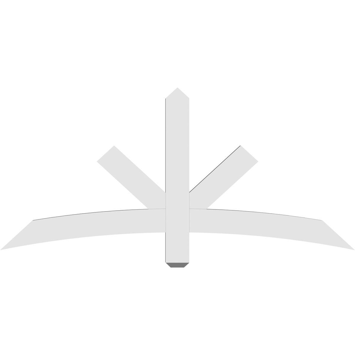 Ekena Millwork GBP060X28X0204ALB00 Exterior-Brackets-Braces - View #4
