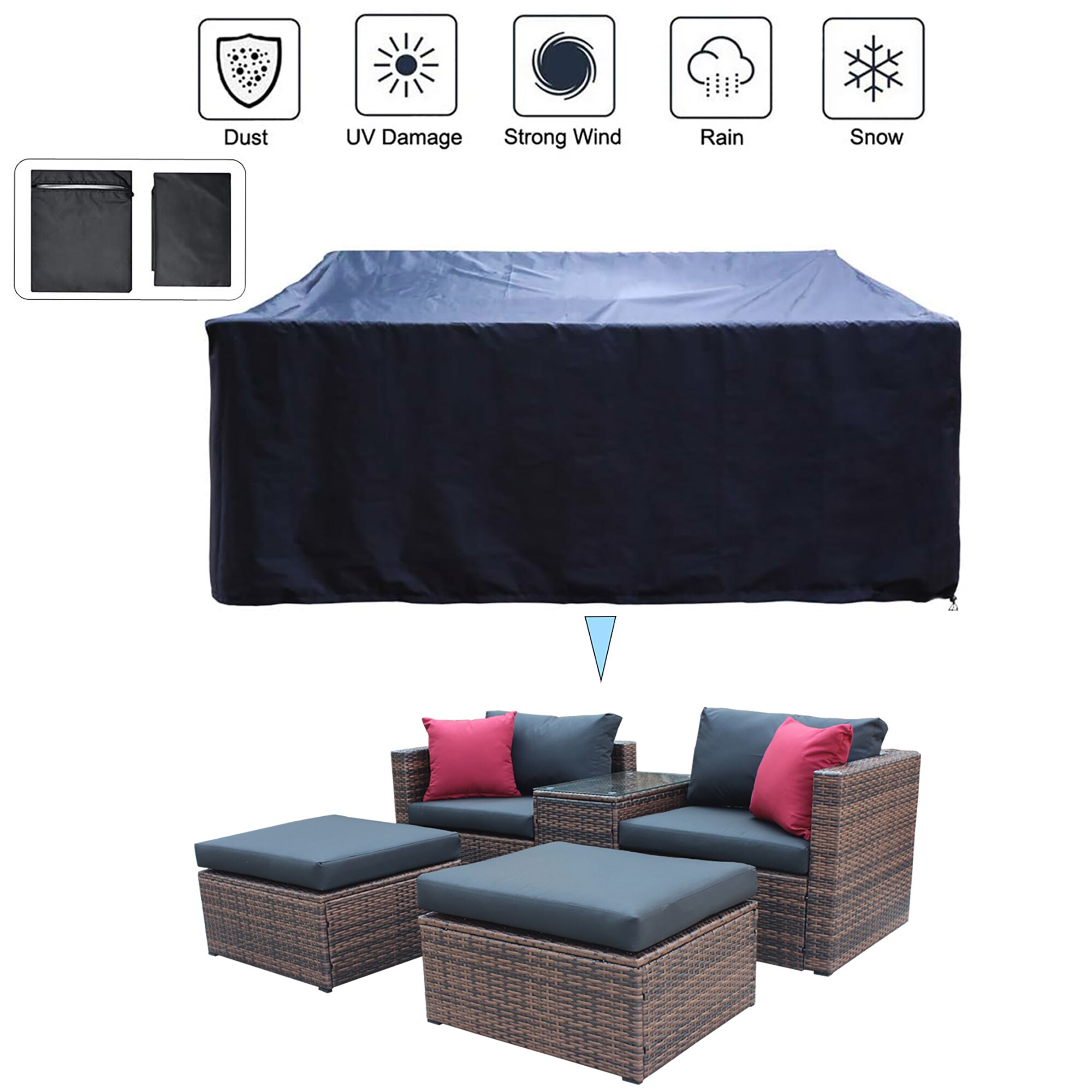 CASAINC CS-ORIP-002 Patio-Conversation-Sets - View #4