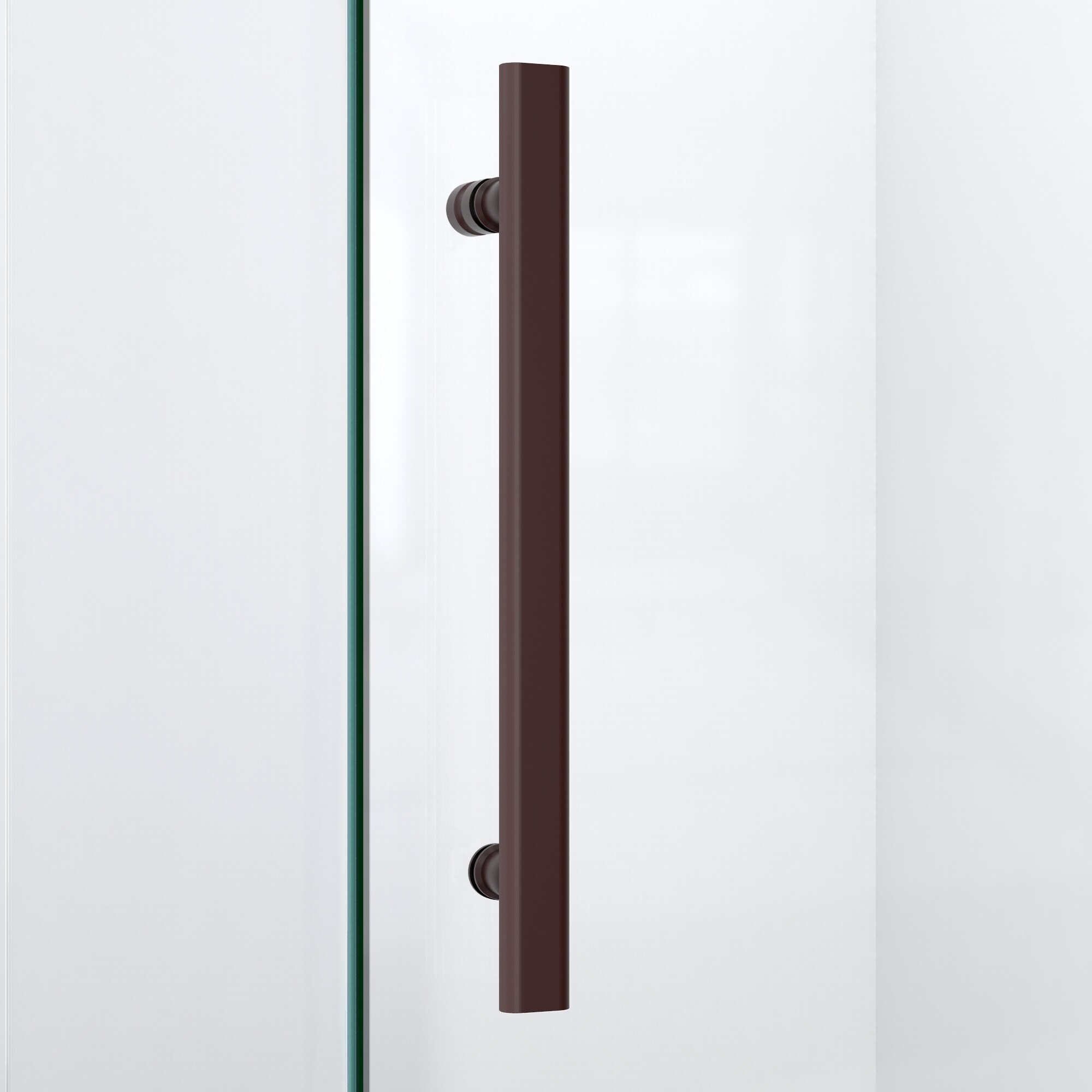 Prism Lux 40" Frameless Neo-Angle Shower Enclosure in Black