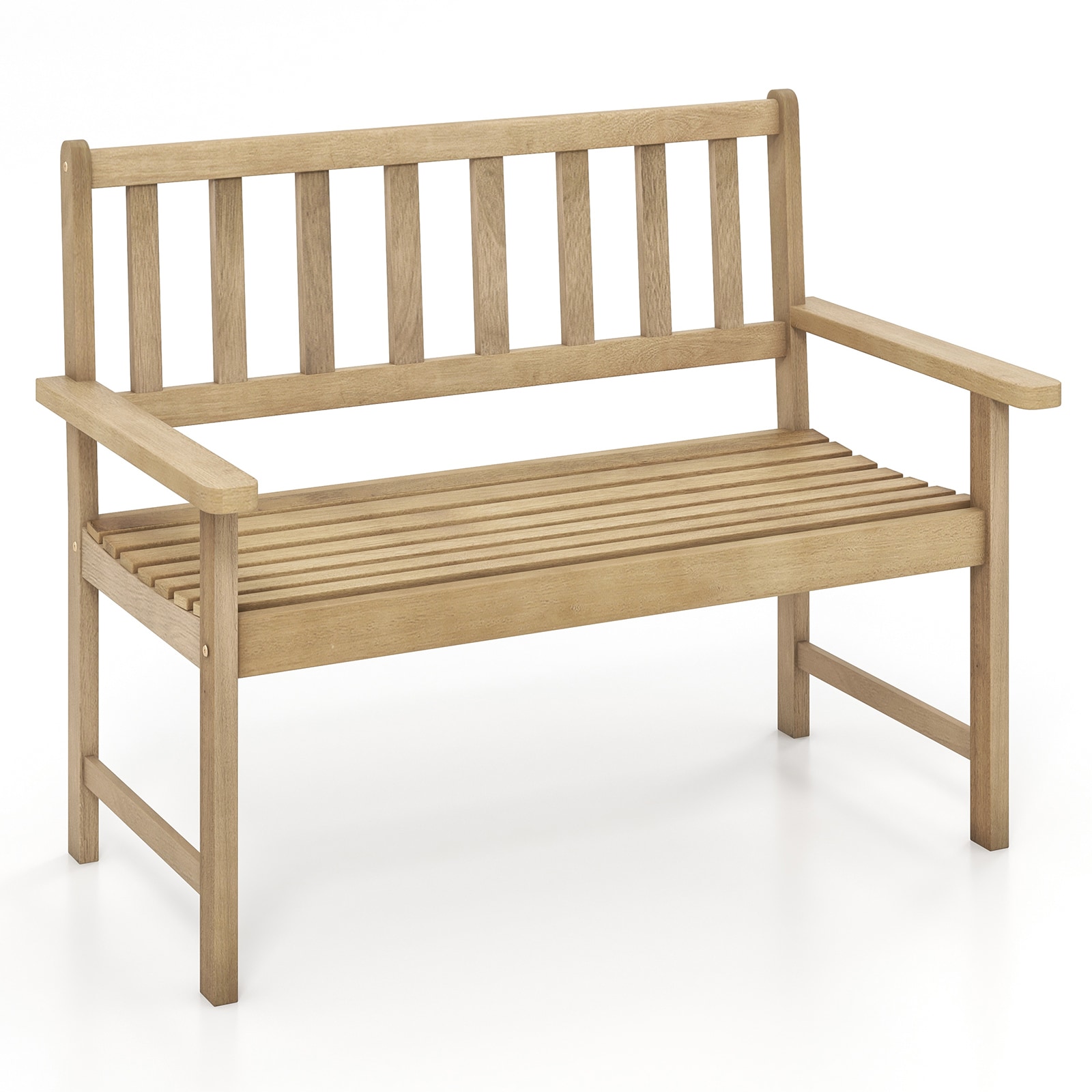 LIVIZA UTG11353 47-Inches W x 36-Inches H Natural Teak Garden Bench
