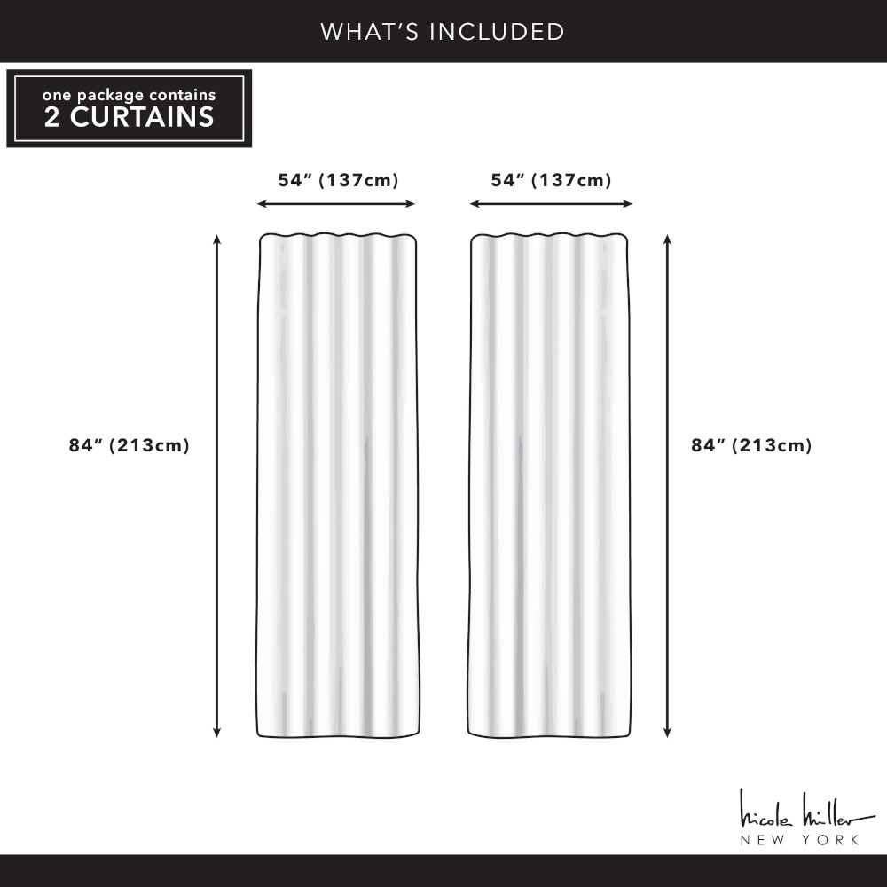 Nicole Miller YG013634DSNMC1 A155 curtains - View #6
