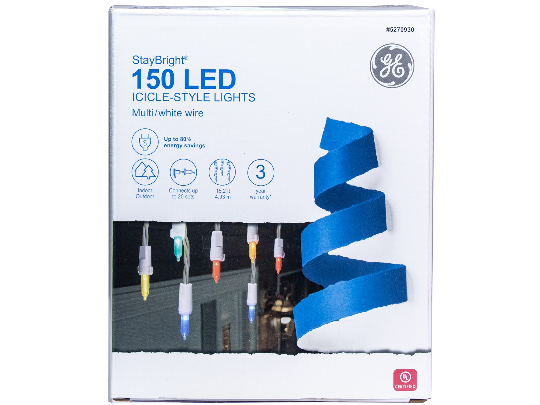 GE 90885LO Christmas-Icicle-Lights - View #5