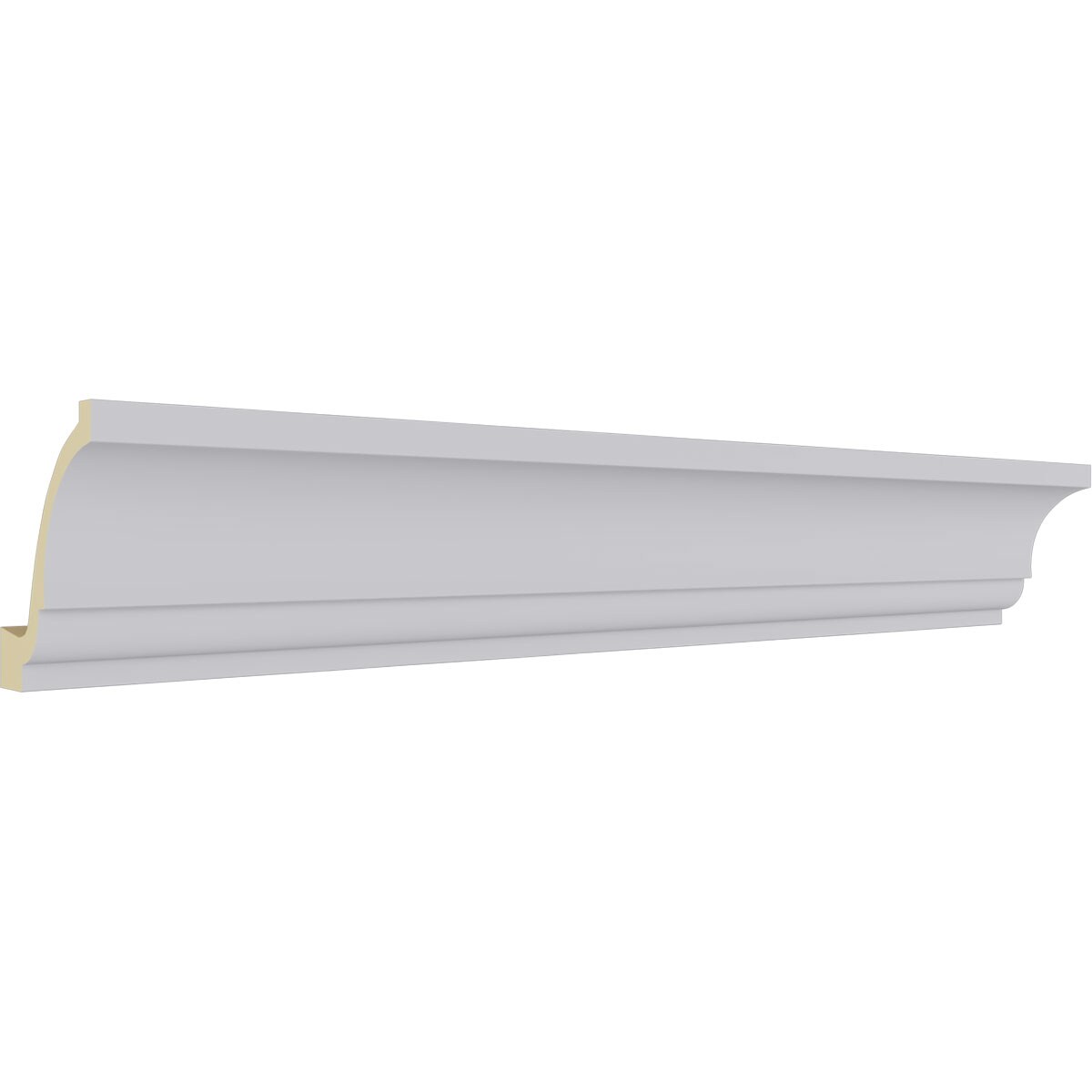 Façade de bouche design arc extra plate blanc RAL 9010 - VMC-store