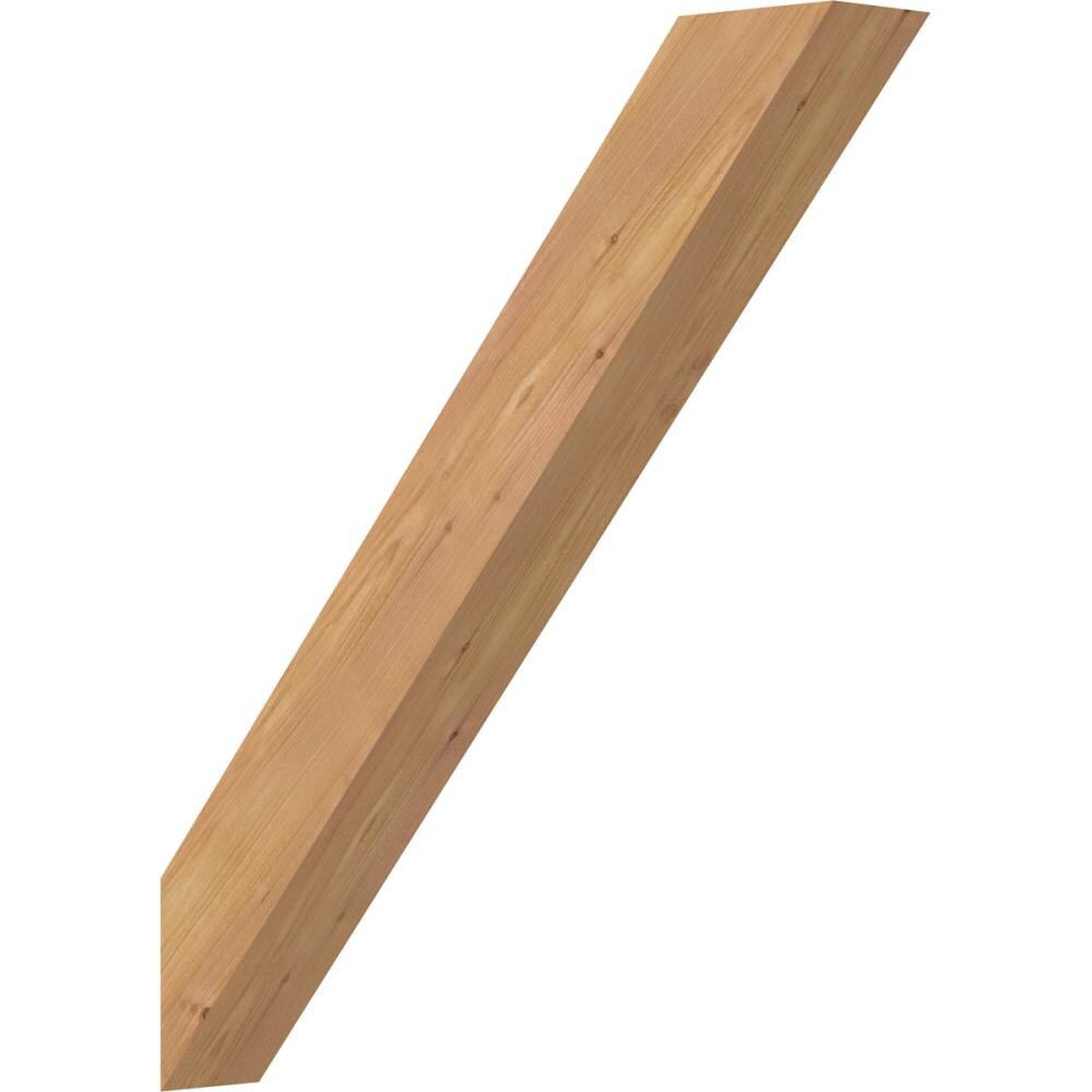 Ekena Millwork BRC04X22X26TRA00SWR 3-1/2-in x 22-in x 26-in Western Red Cedar Unfinished Wood Traditional Smooth Knee Brace