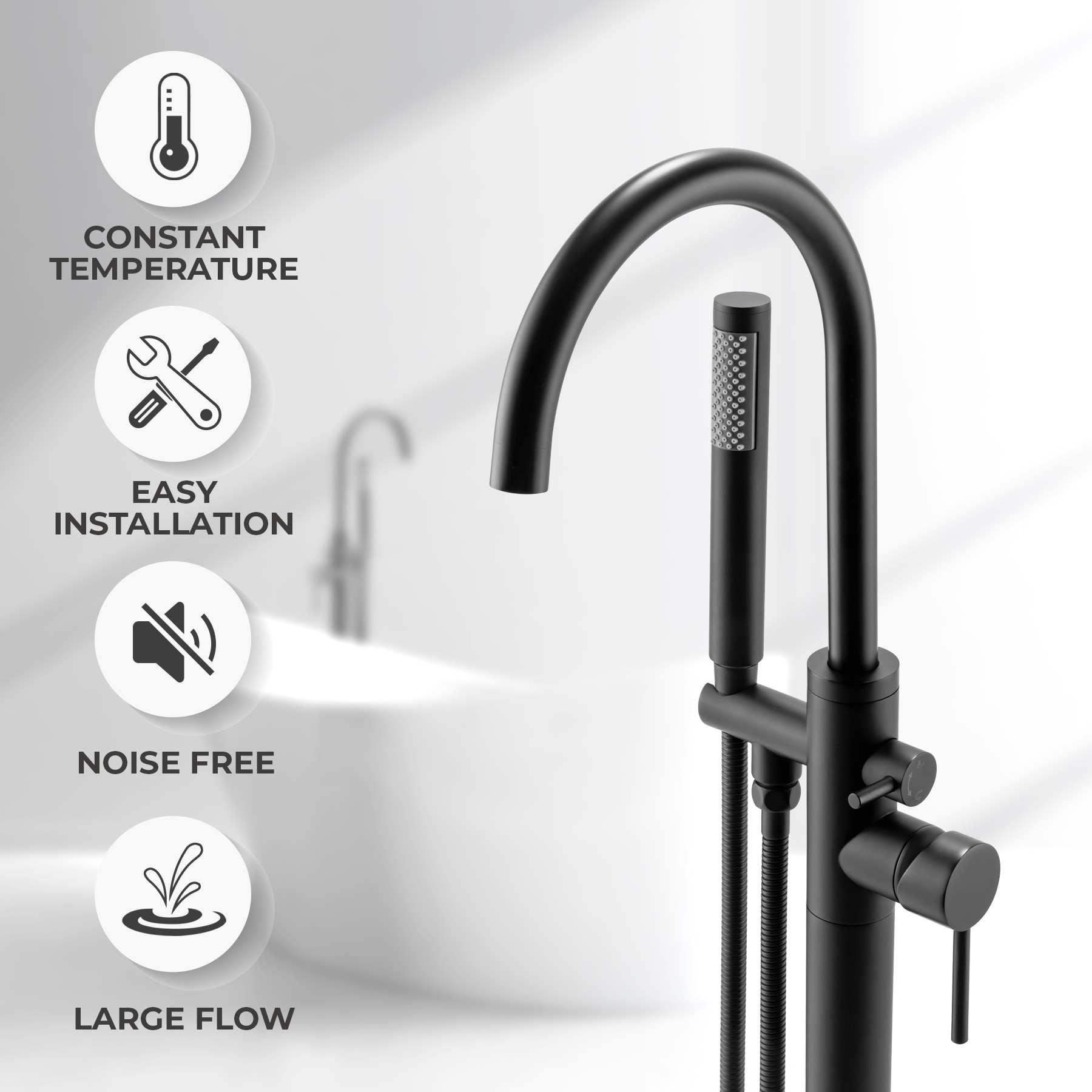 AKDY TF0042 Roman-Tub-Faucets - View #2