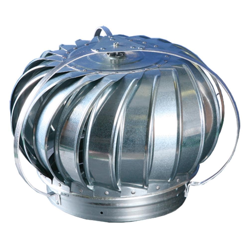 Air Vent 12-in Galvanized Steel Externally Braced Roof Turbine Vent at ...