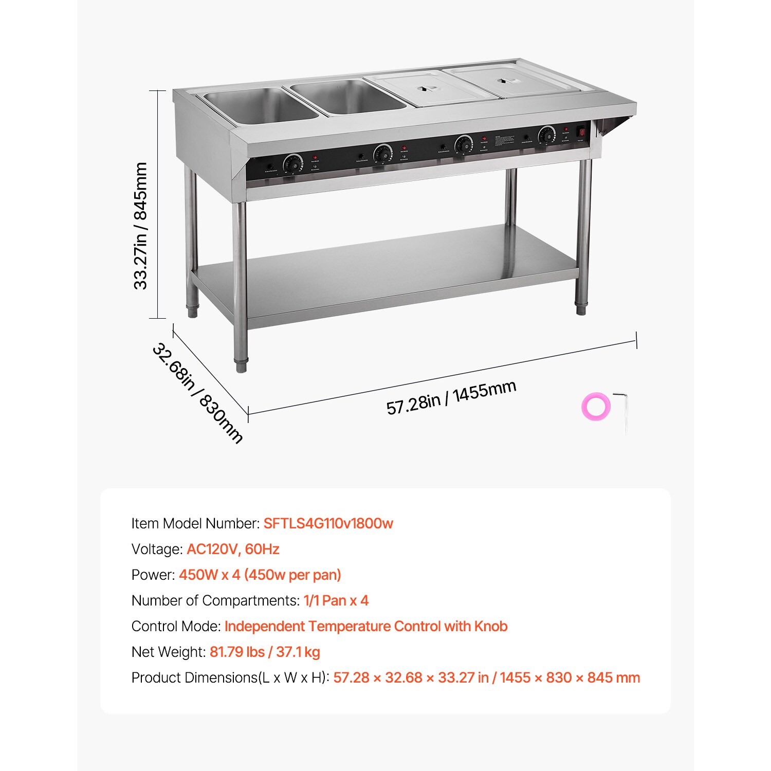 VEVOR SCSJRKZQZKFS06870V1 Buffet-Servers - View #7