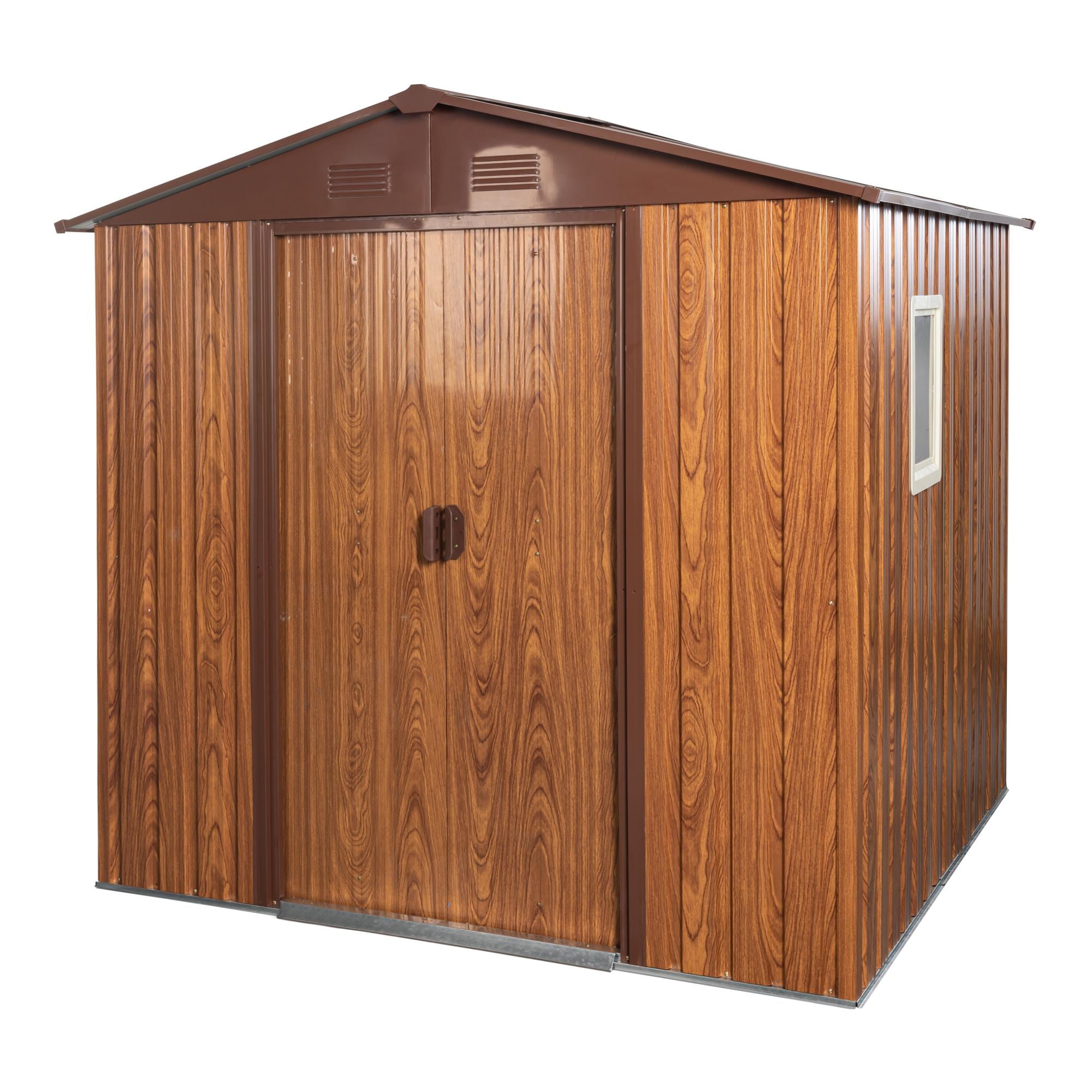 Bayfeve BF-57416-SD 6-ft x 6-ft Galvanized steel Storage Shed