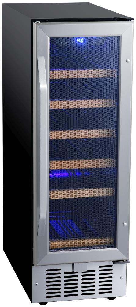 Edgestar 18 Bottle Capacity Stainless Steel Built In Freestanding Wine Chiller In The Wine Coolers Department At Lowes Com