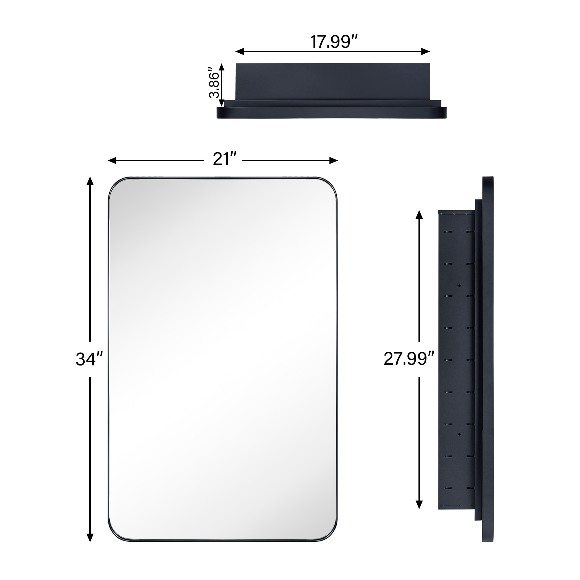 TEHOME GC-00479 Bathroom-Medicine-Cabinets - View #8