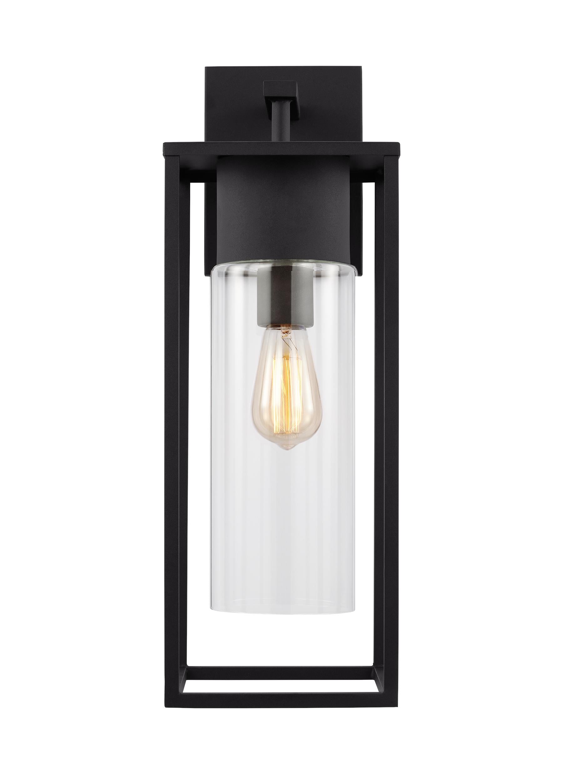 Generation Lighting 8831101-12 Vado 1 -Light 23-in H Black Hardwired Outdoor Wall Light