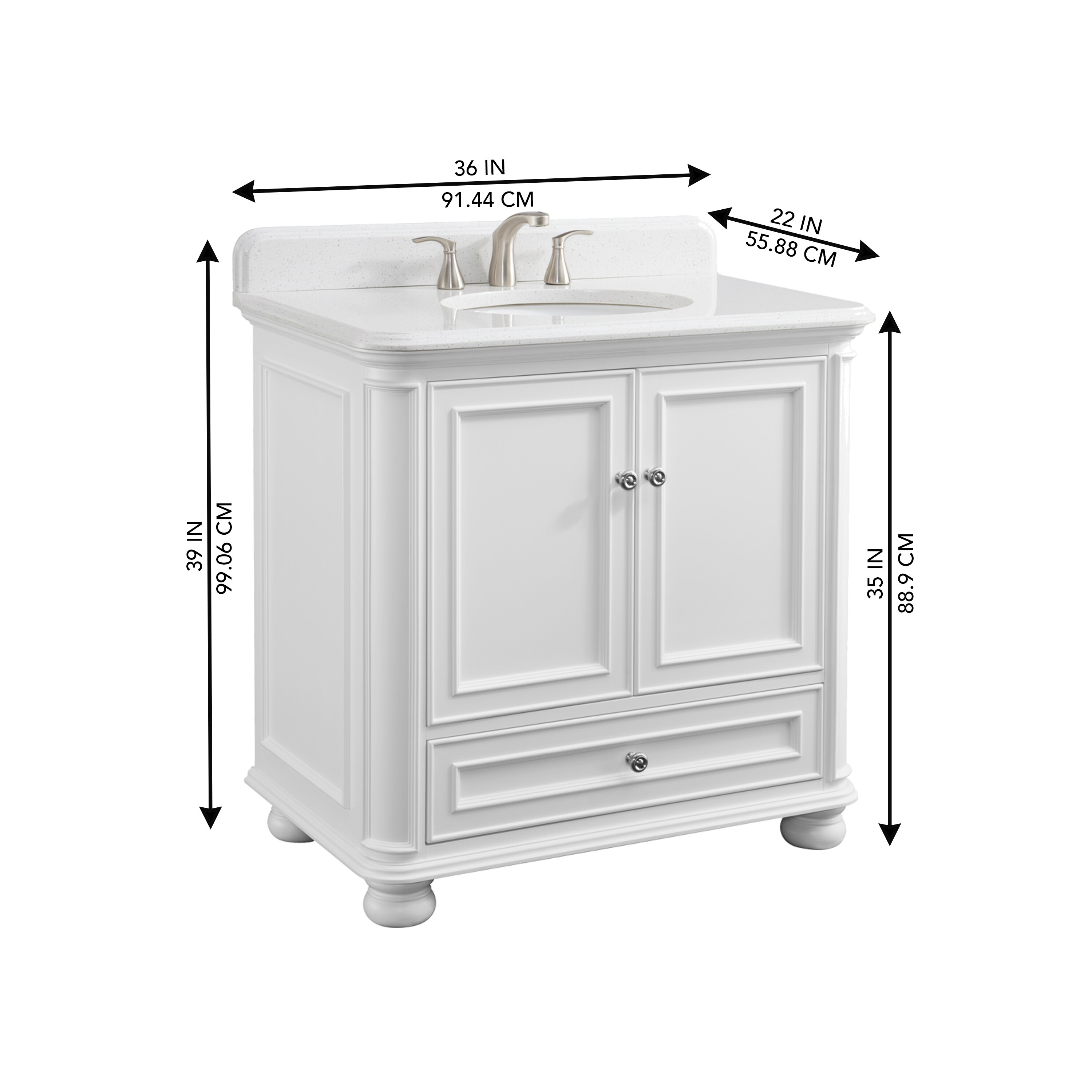 allen + roth 1116VA-36-201-905 Bath-Vanity-Combo - View #2