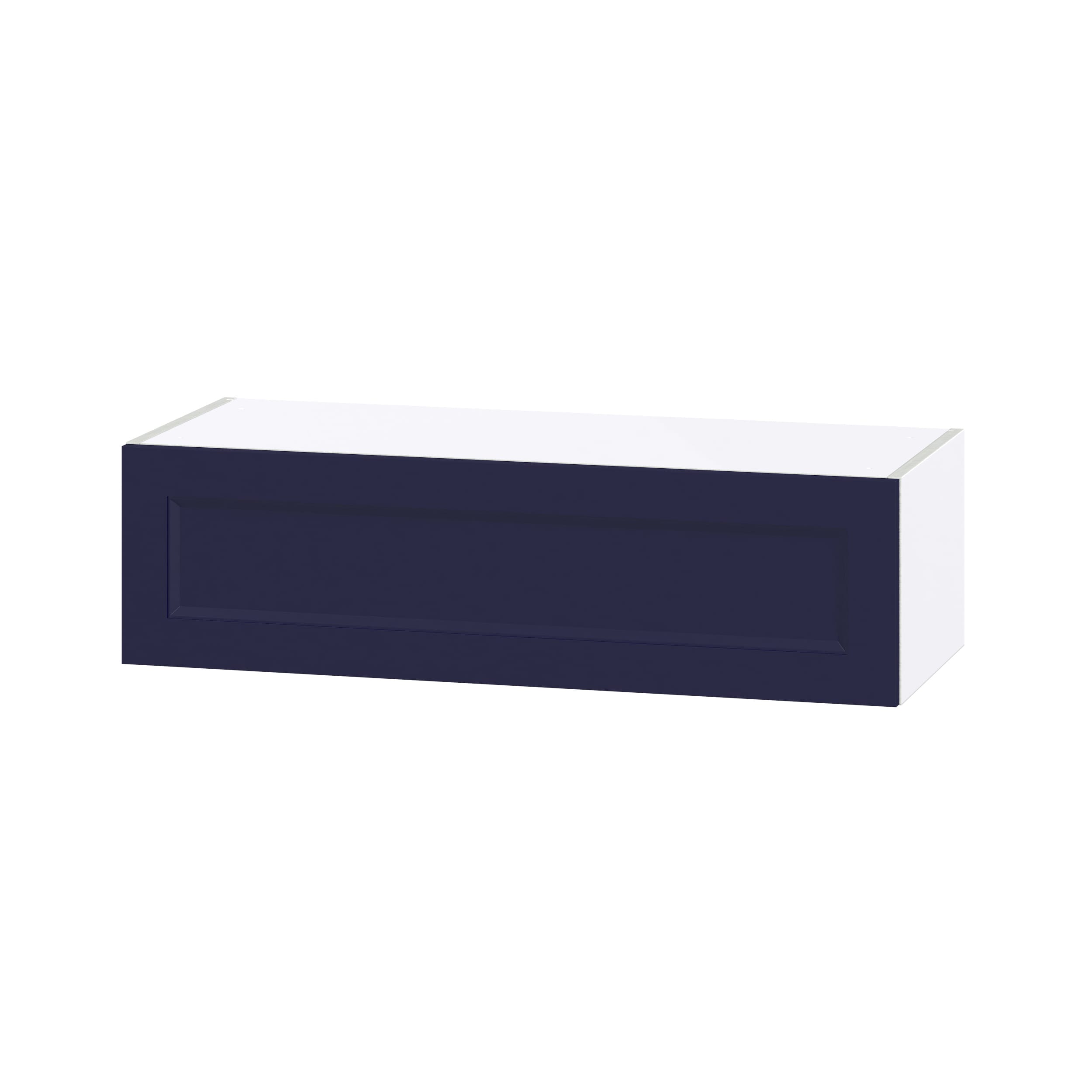 Hugo&Borg Lorette 36-in W x 30-in H x 14-in D Navy Blue Wall Fully Assembled Cabinet (Recessed Panel Shaker Door Style)