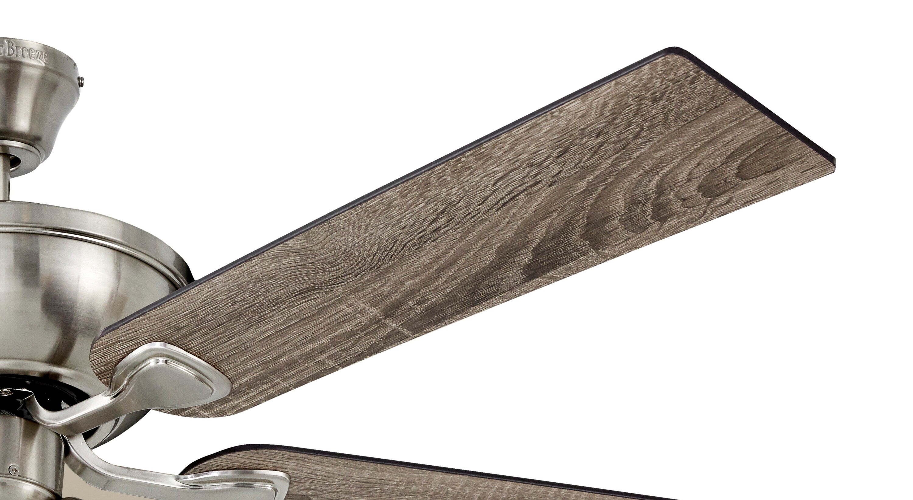 Harbor Breeze Sailor Bay 52in Brushed Nickel with Auburn/Honey Blades