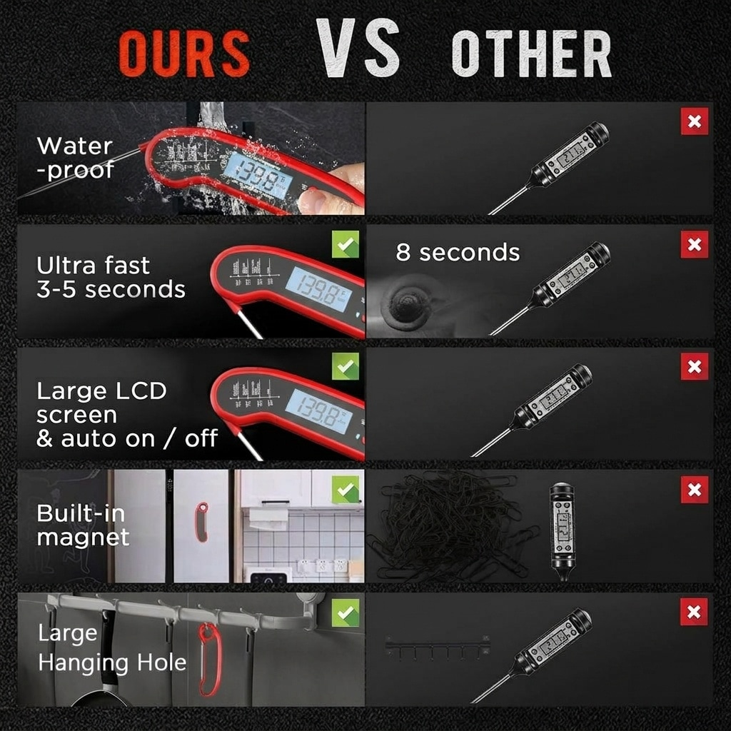 Adrinfly L05AD08076 Meat-Thermometers - View #6