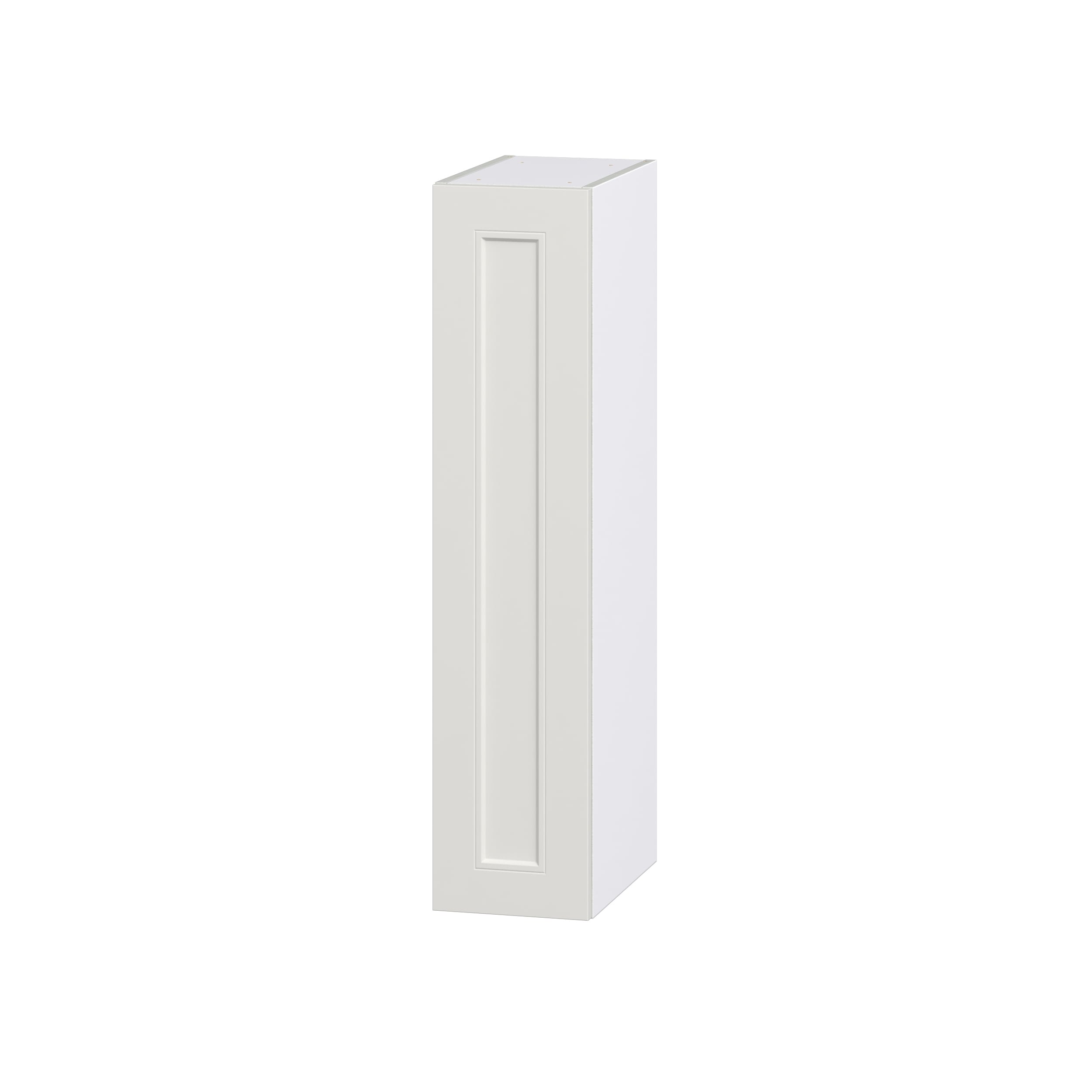 Hugo&Borg Belcourt 9-in W x 40-in H x 14-in D Gray Painted Wall Fully Assembled Cabinet (Recessed Panel Shaker Door Style)