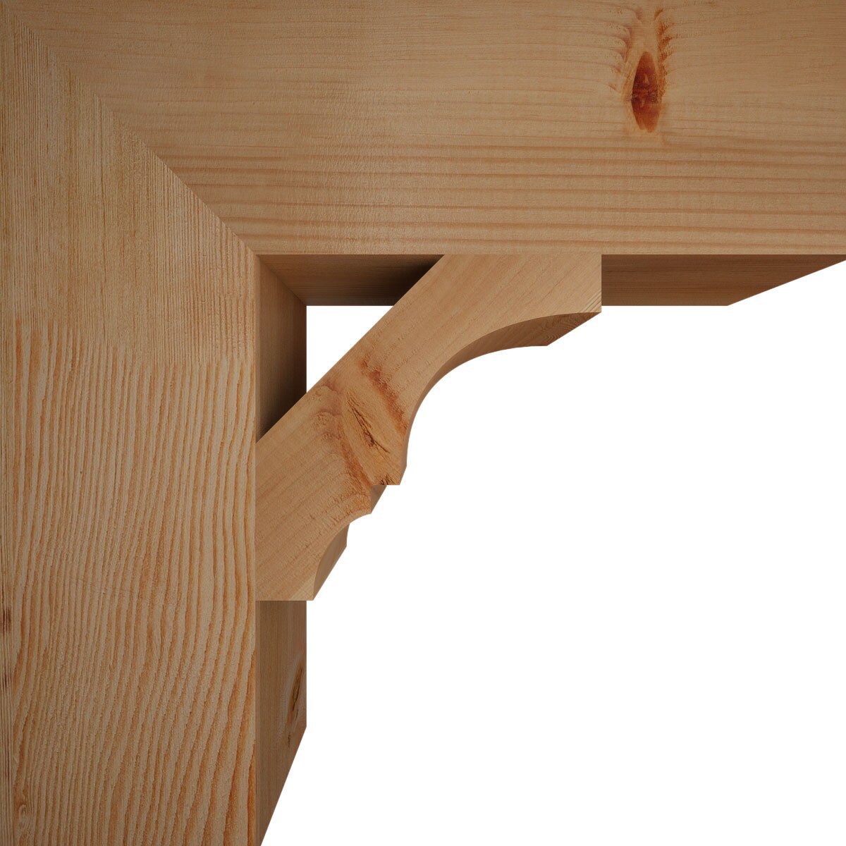 Ekena Millwork BKT06X20X20BOA05SDF Exterior-Brackets-Braces - View #3