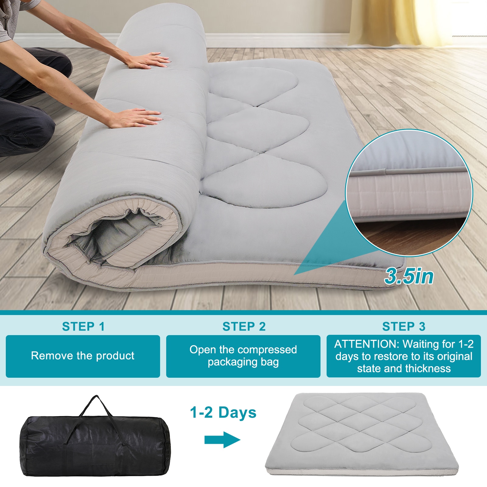 DOCRED I1327138-GY-F-LWS2 futons - View #5