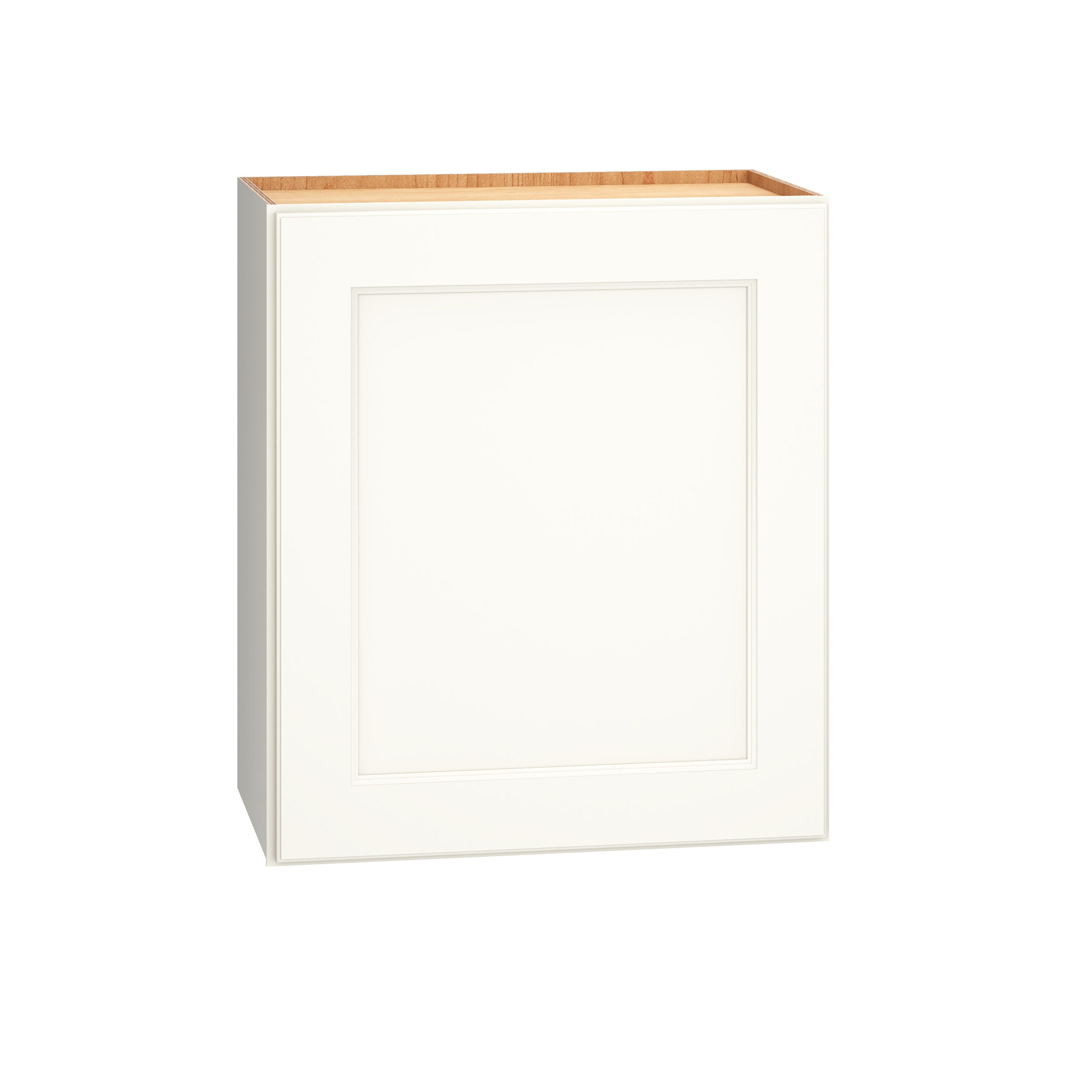 Diamond Express 325 W2124R Macaulay 21-in W x 24-in H x 12-in D White Wall Fully assembled Plywood Cabinet (Recessed Panel Square)