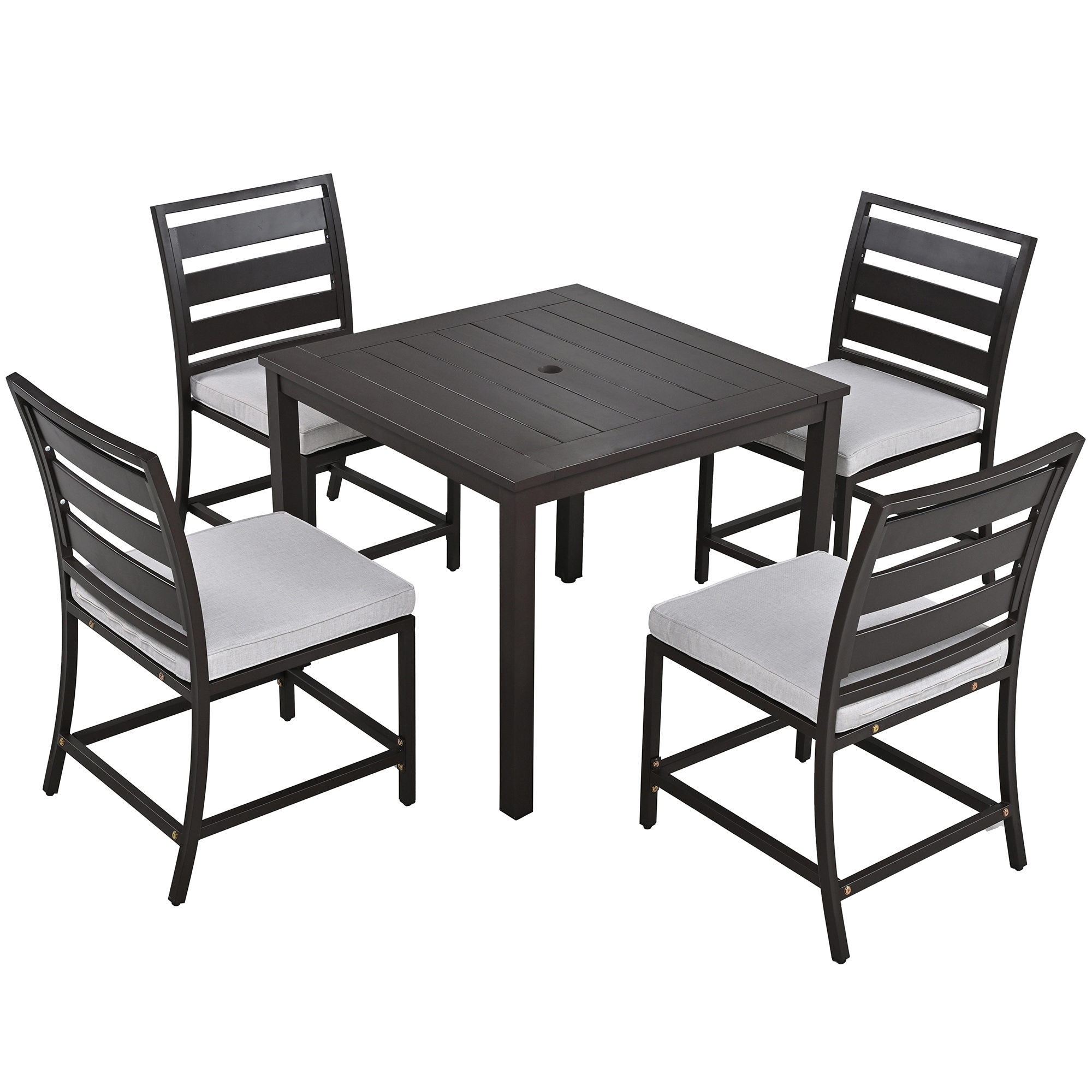 Forclover ALUS-334BK Patio-Dining-Sets - View #2