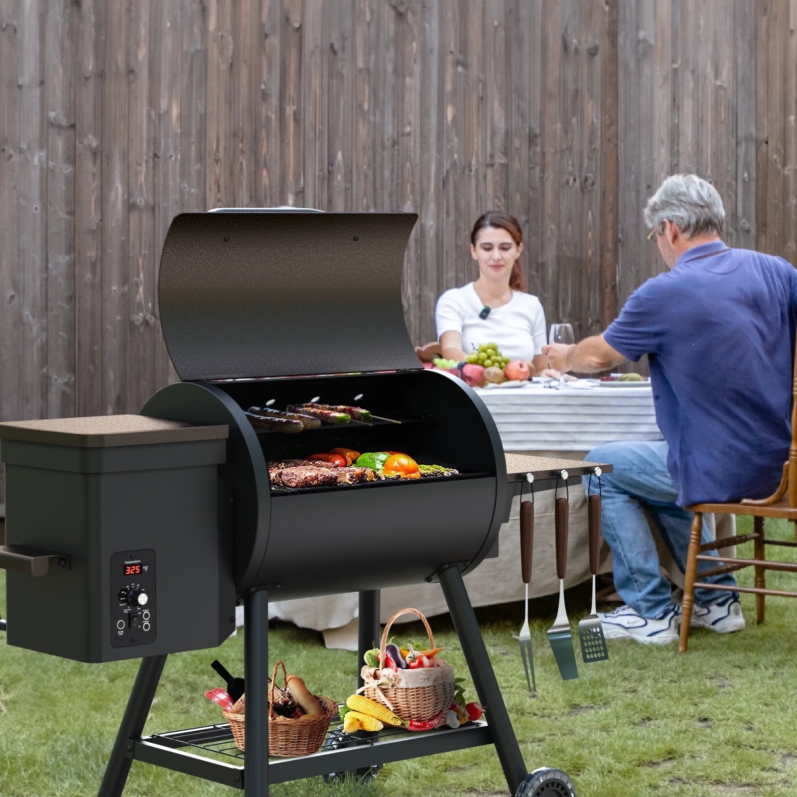 KingChii PELLET-GRILL-03-BR Pellet-Grills - View #2