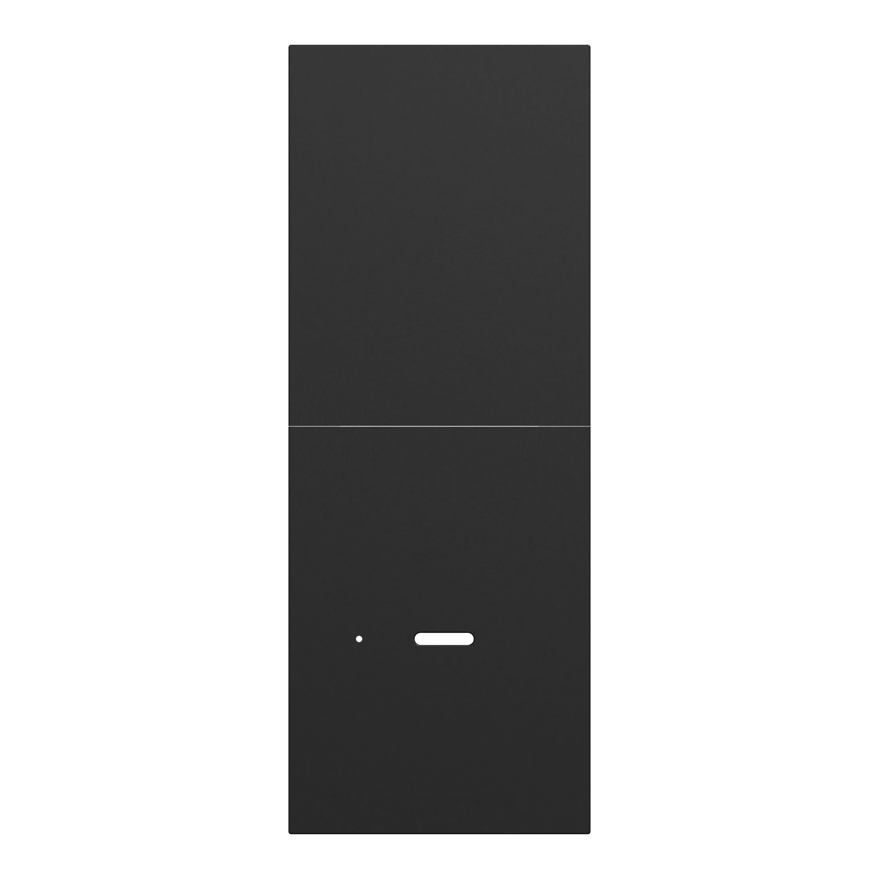 Square D SQWVM22601BK XD Series 1 -Gang Standard Size Black Polycarbonate Indoor Screwless Cover plate Wall Plate