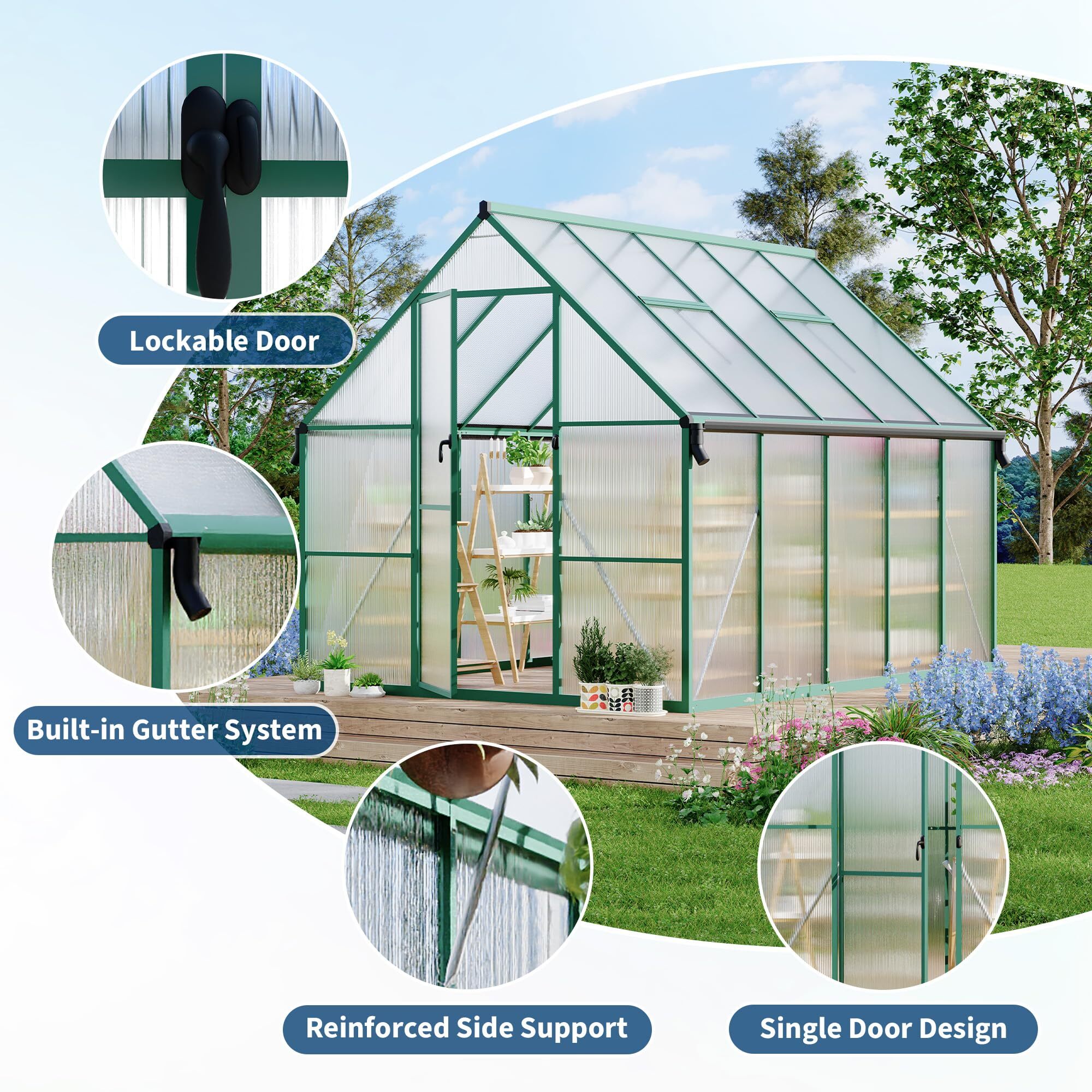 GarveeLife LMY-GREEN6625 greenhouses - View #6