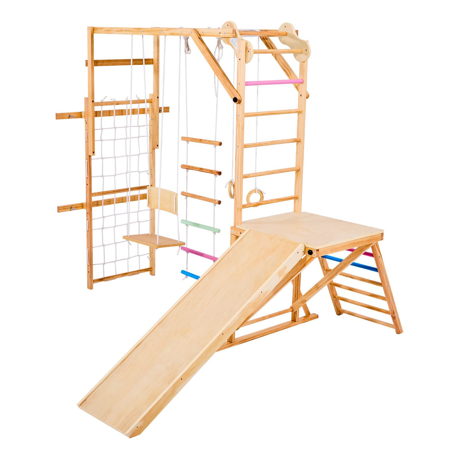 Slickblue Monkey Bars Included Wood Playsets & Swing Sets at Lowes.com