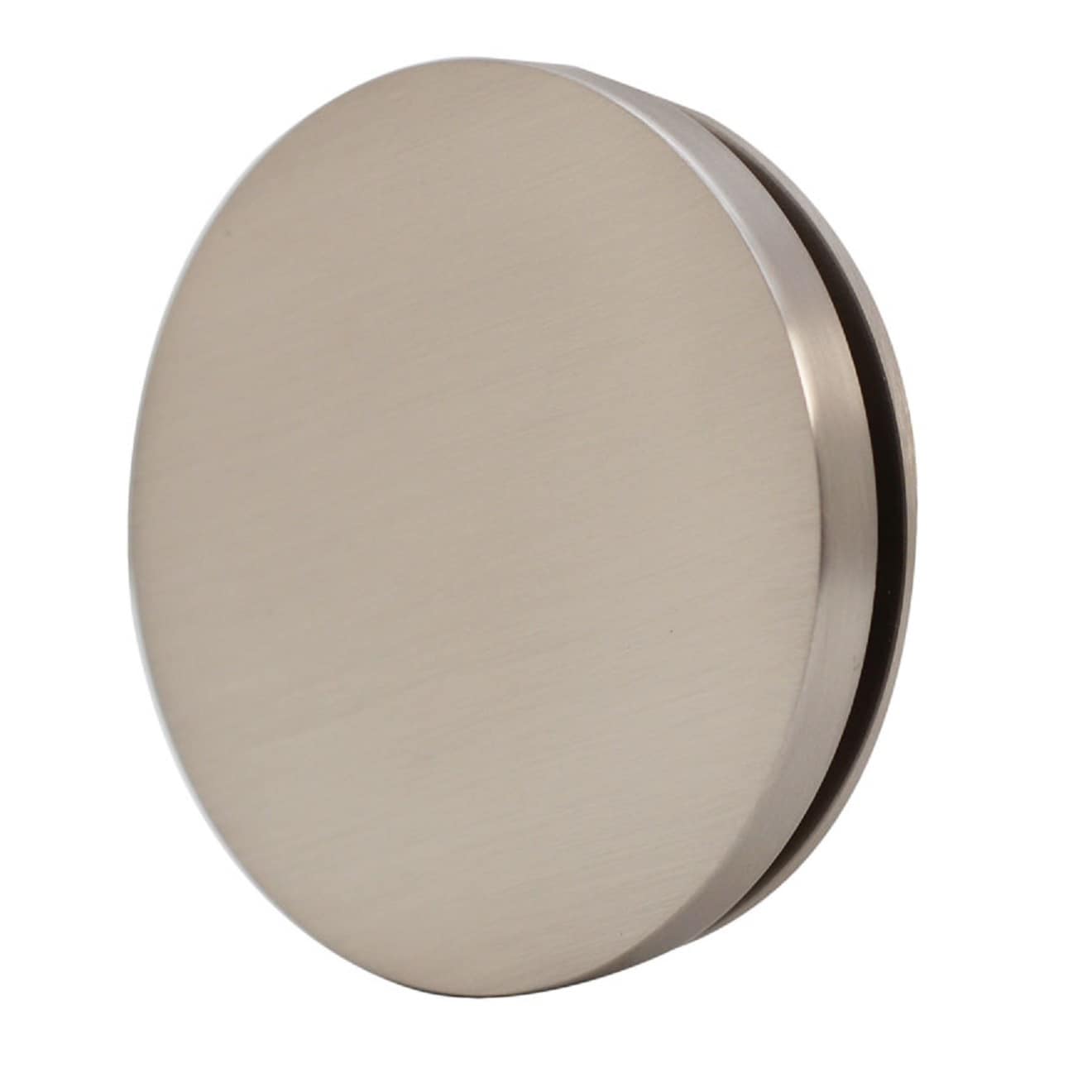WESTBRASS D980R-20 Floating No-hole Overflow Faceplate In Stainless Steel