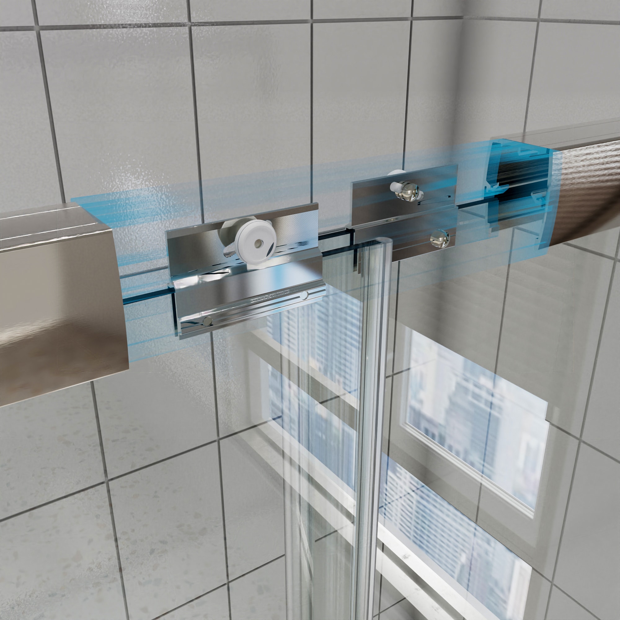 CASAINC EXB-B020-MB Shower-Doors - View #8