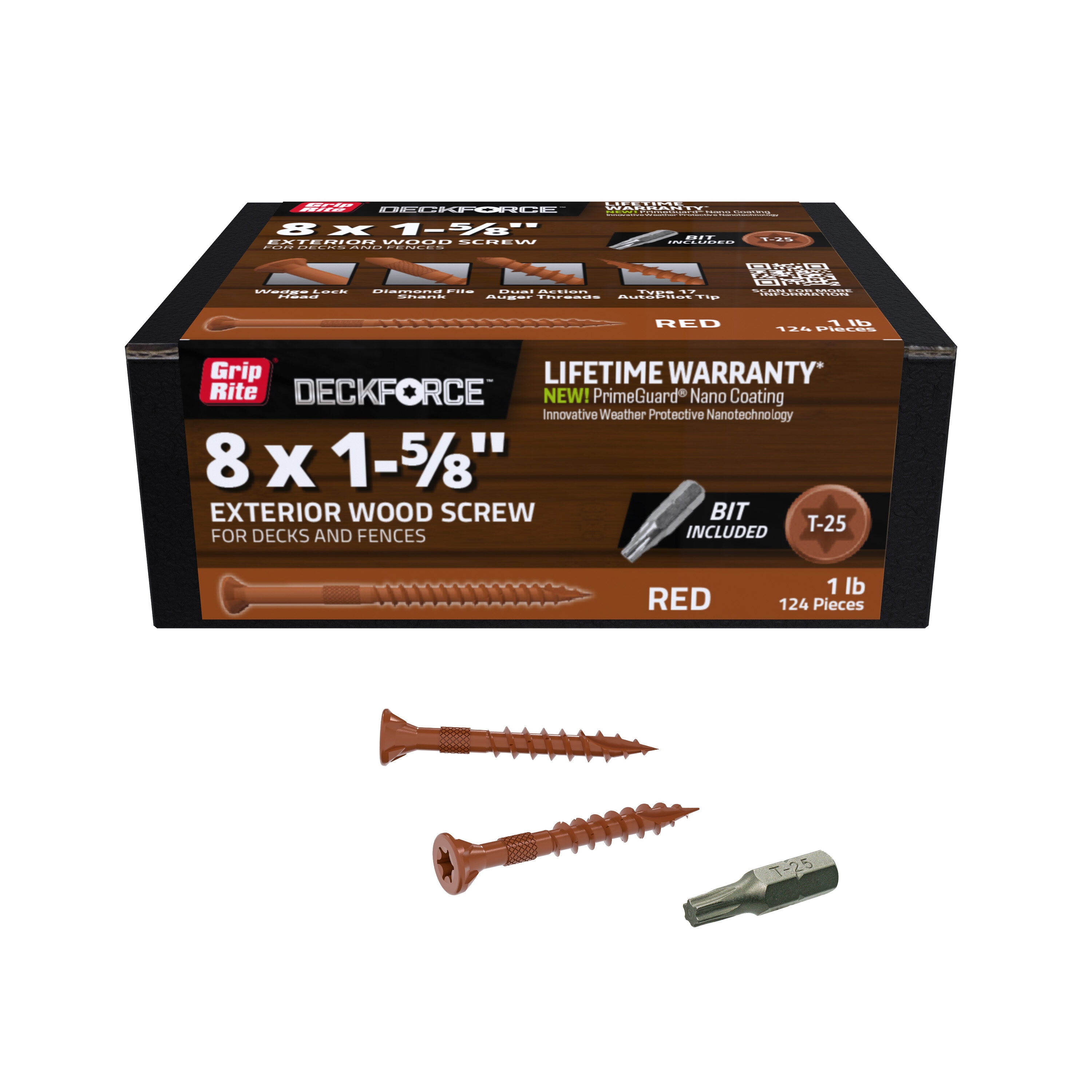 DeckForce by Grip Rite GRDF158STR1 Deck-Screws - View #2