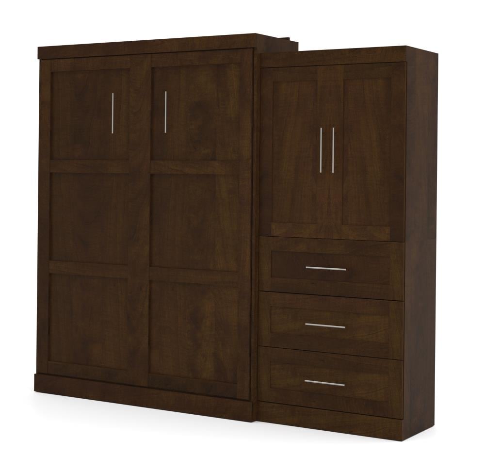 Bestar 26887-69 Pur Chocolate Queen Composite Murphy Bed