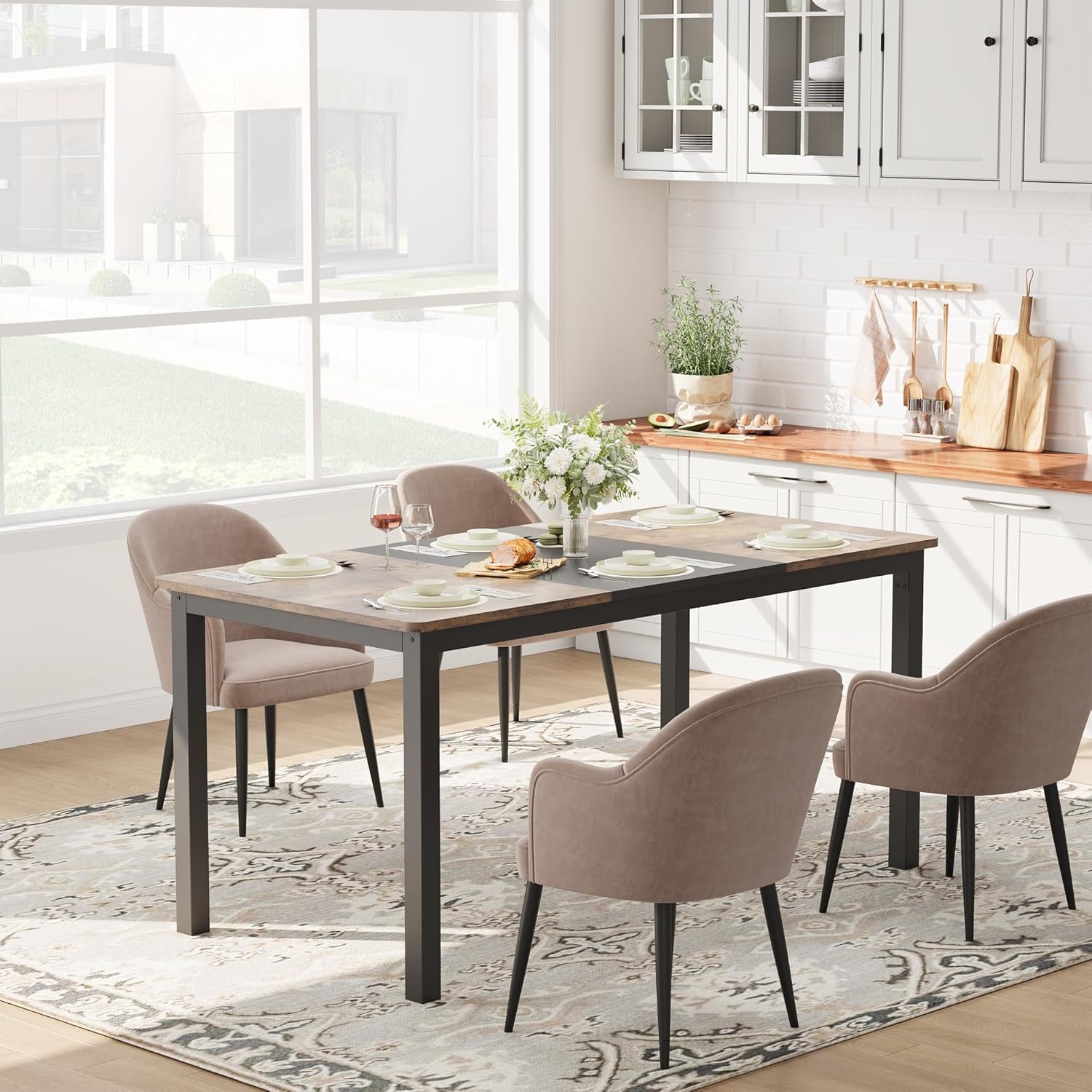Qeetex DHZ-PHO-1682C3AM Dining-Tables - View #3