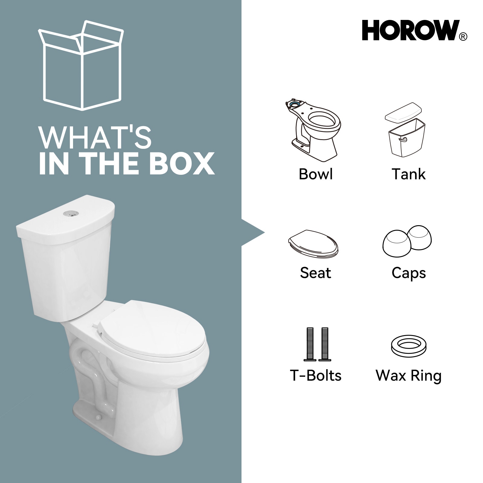 HOROW HR-R21D toilets - View #10