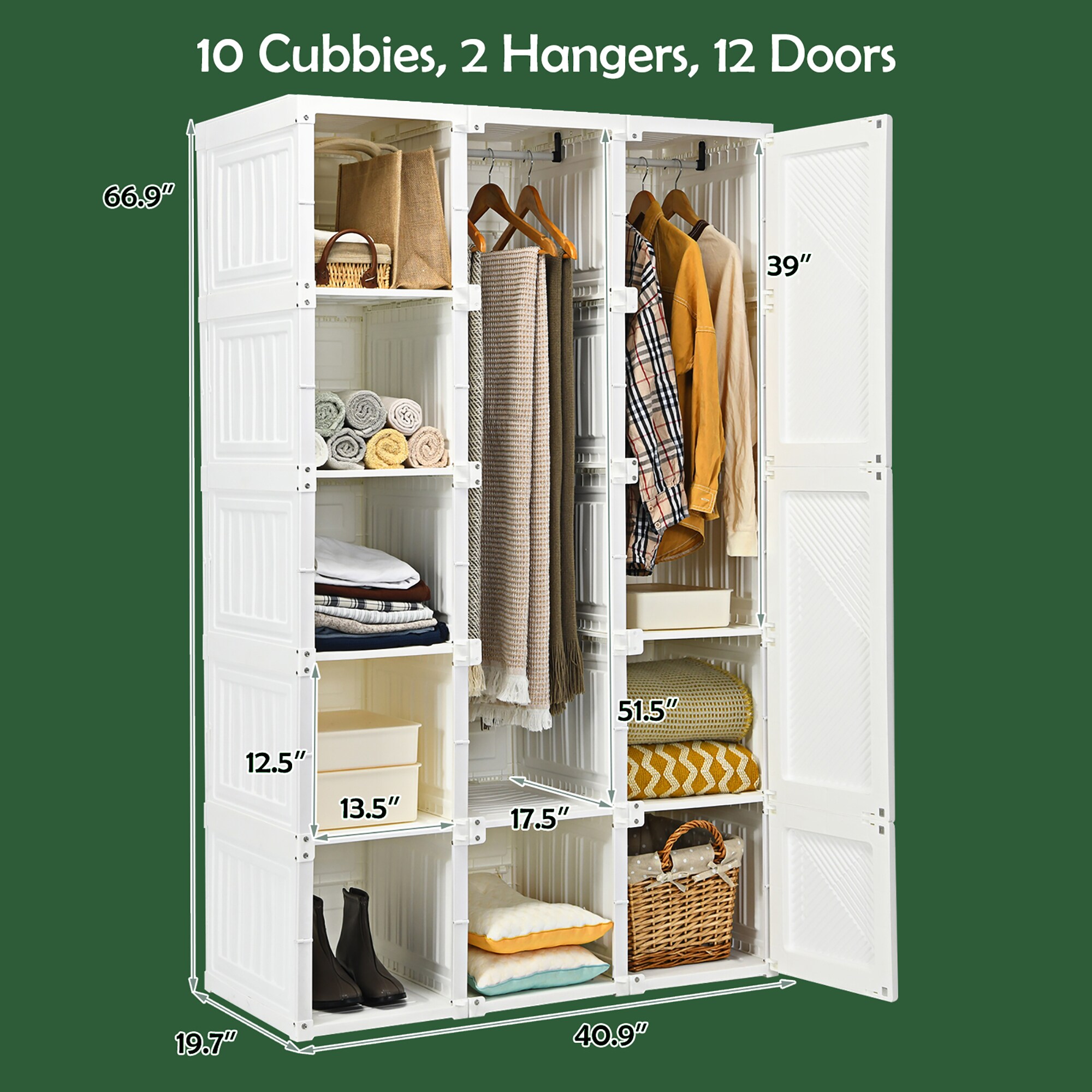 Costway CSHY004378 Garment-Racks - View #3