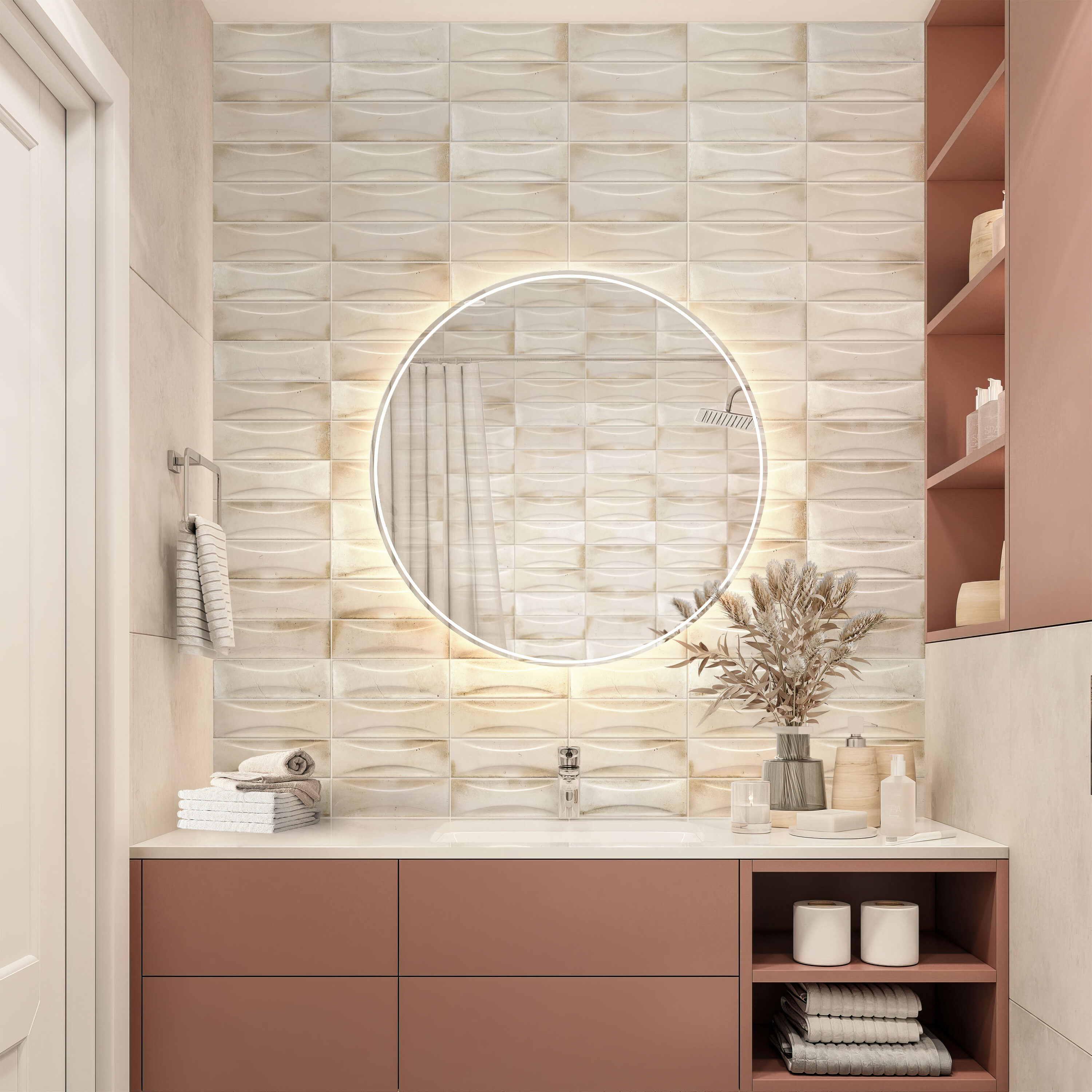 Apollo Tile MOD88DEWH258 Ceramic-Tile - View #4