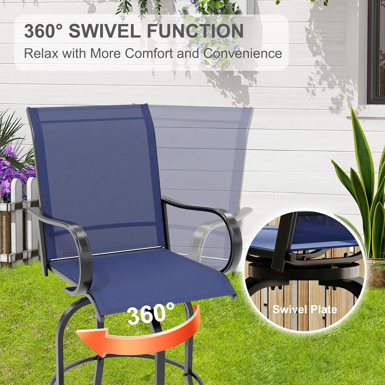 Qeetex LHF-HW-VAM-33P95FCL Patio-Conversation-Sets - View #3