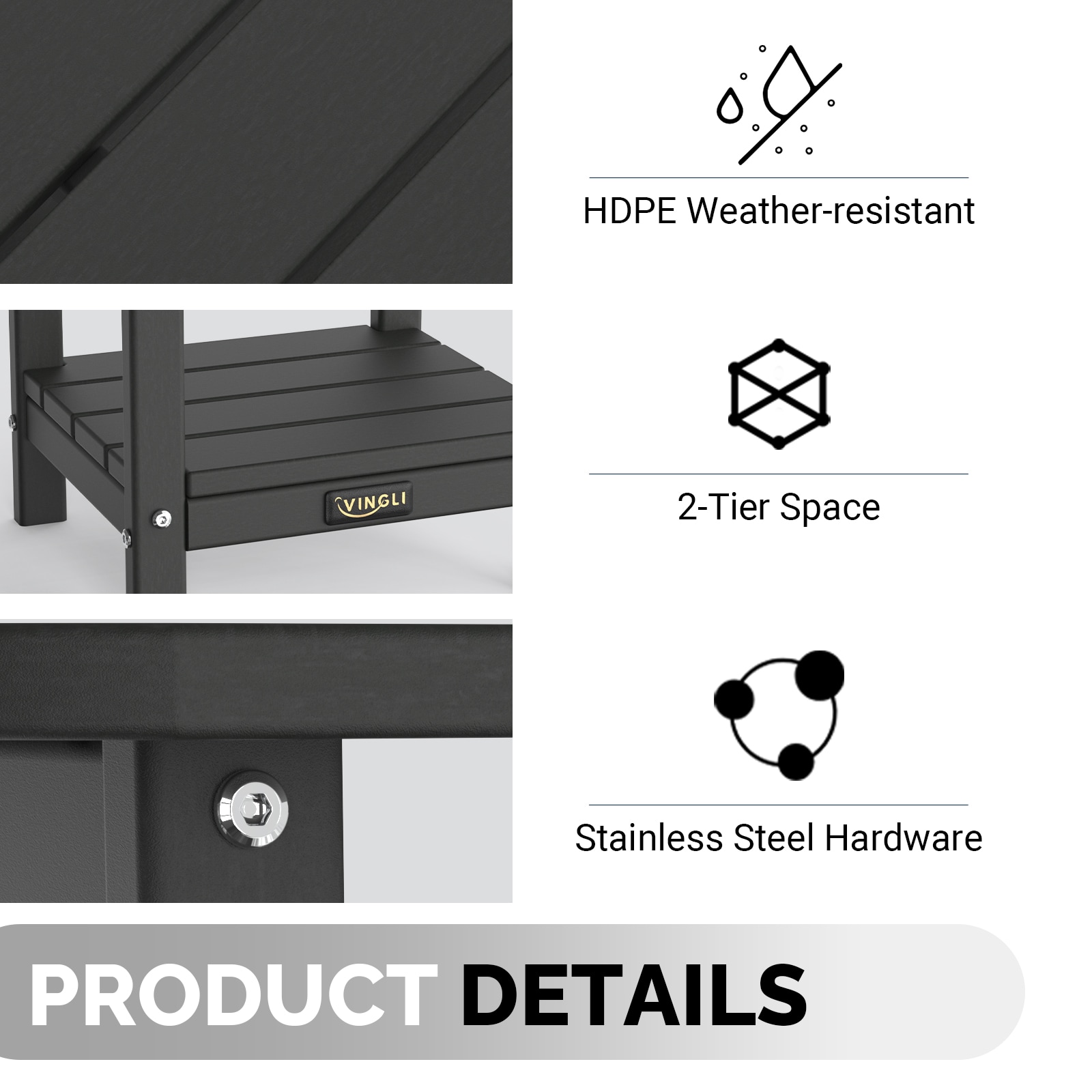VINGLI LS-G56001044 Patio-Tables - View #3