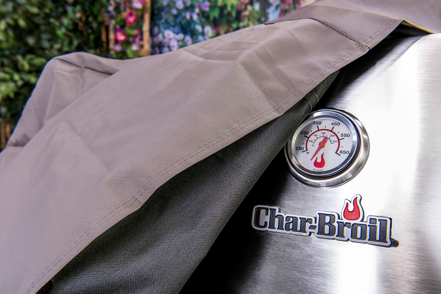 Char Broil 58 in W x 41.5 in H Taupe Gas Grill Cover at Lowes