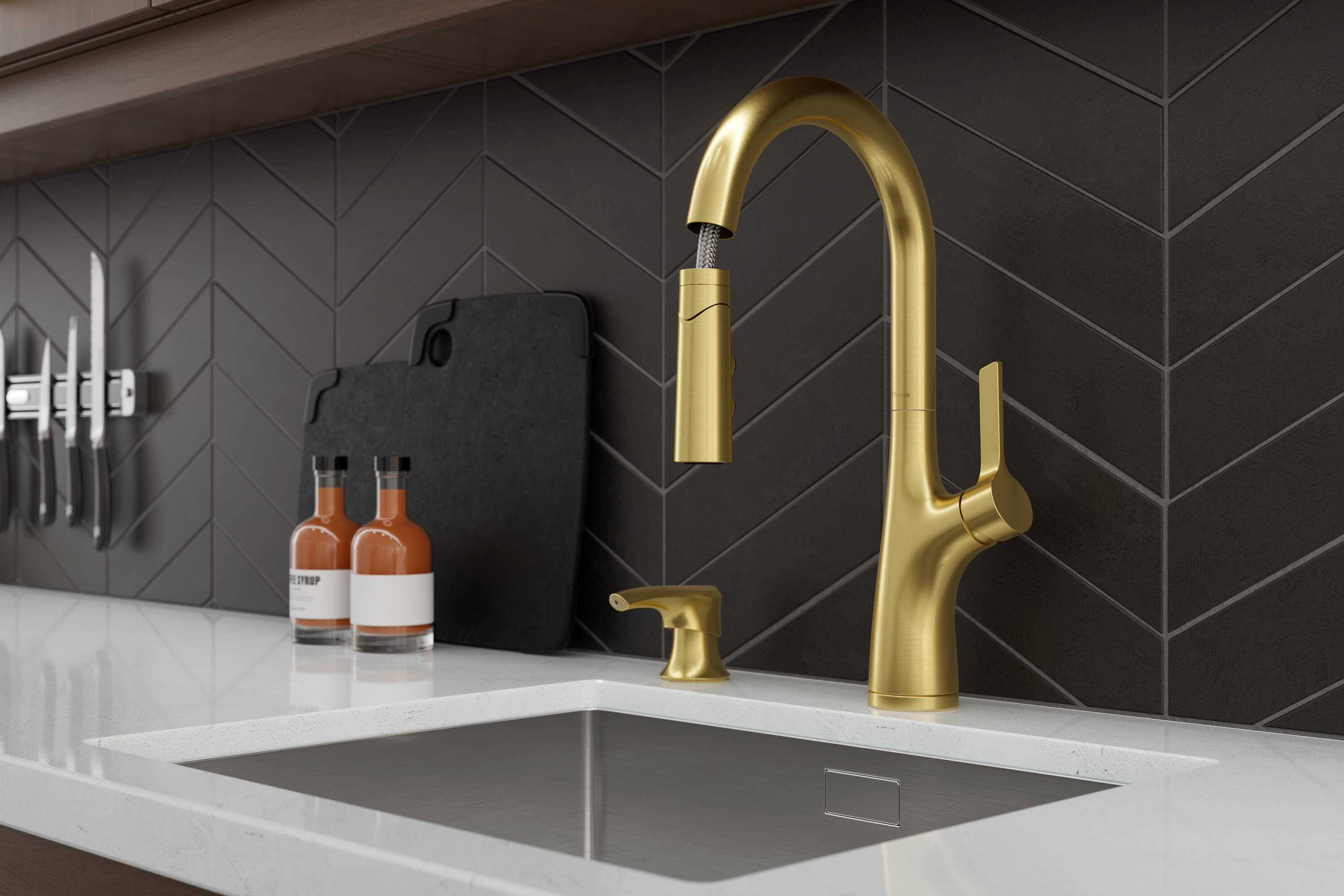 Pfister F-529-7CLOBG Kitchen-Faucets - View #11