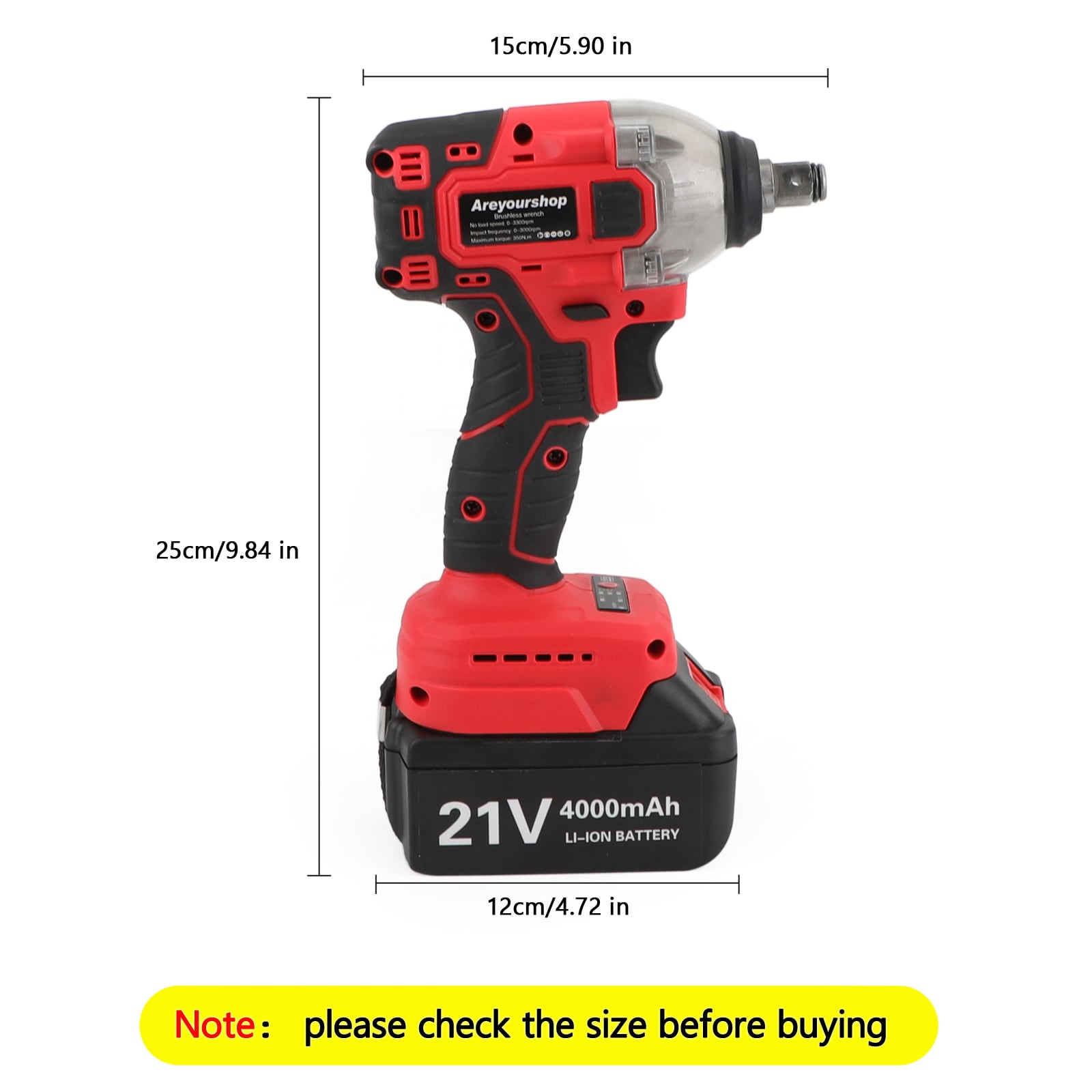 Topteng H029-A005 Cordless-Impact-Wrenches - View #3