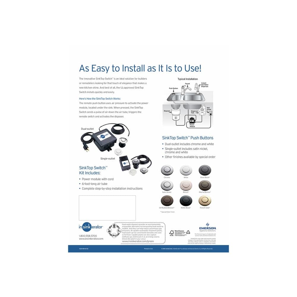 InSinkErator STC-CRB Garbage-Disposal-Parts - View #3