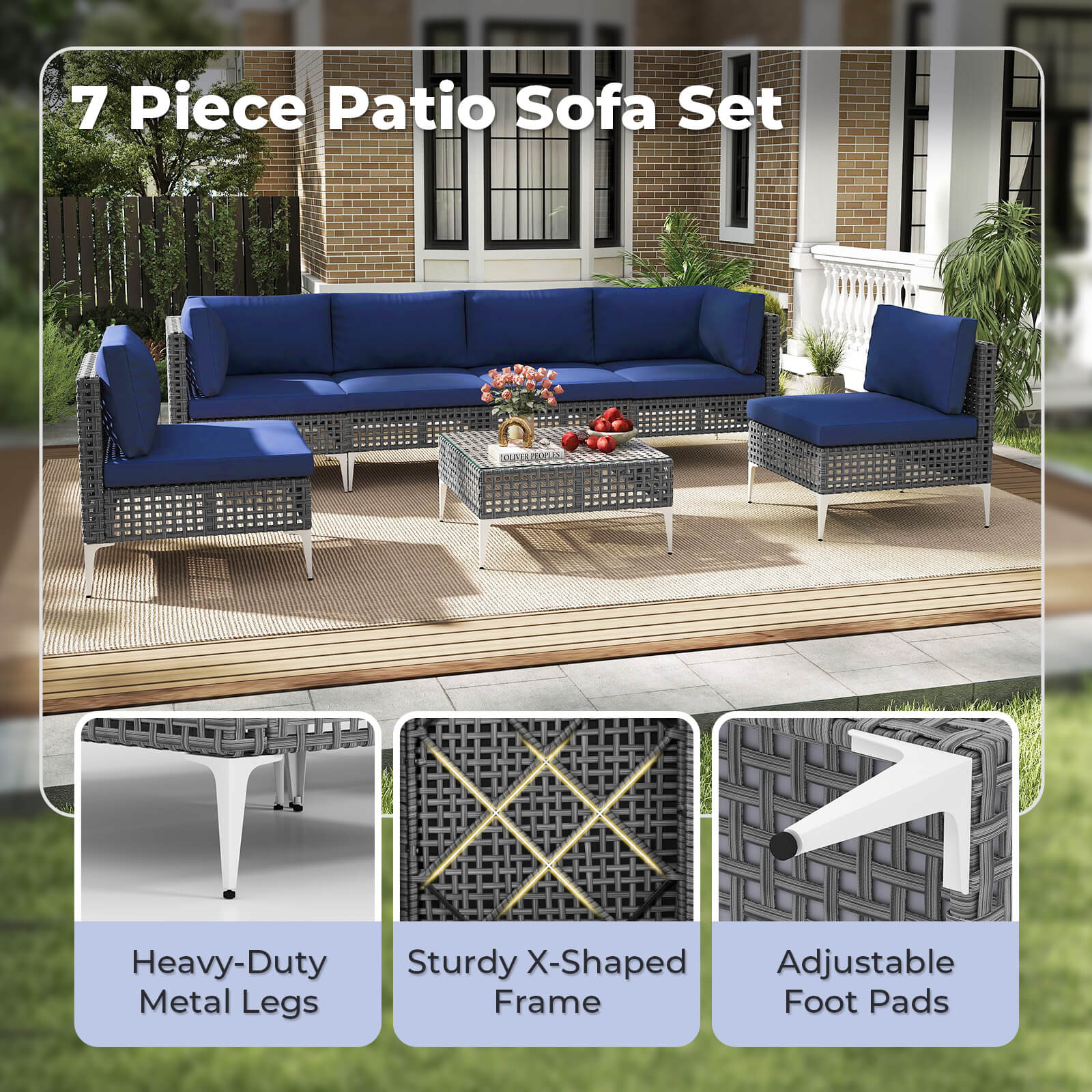 Costway HCST08263 Patio-Conversation-Sets - View #3