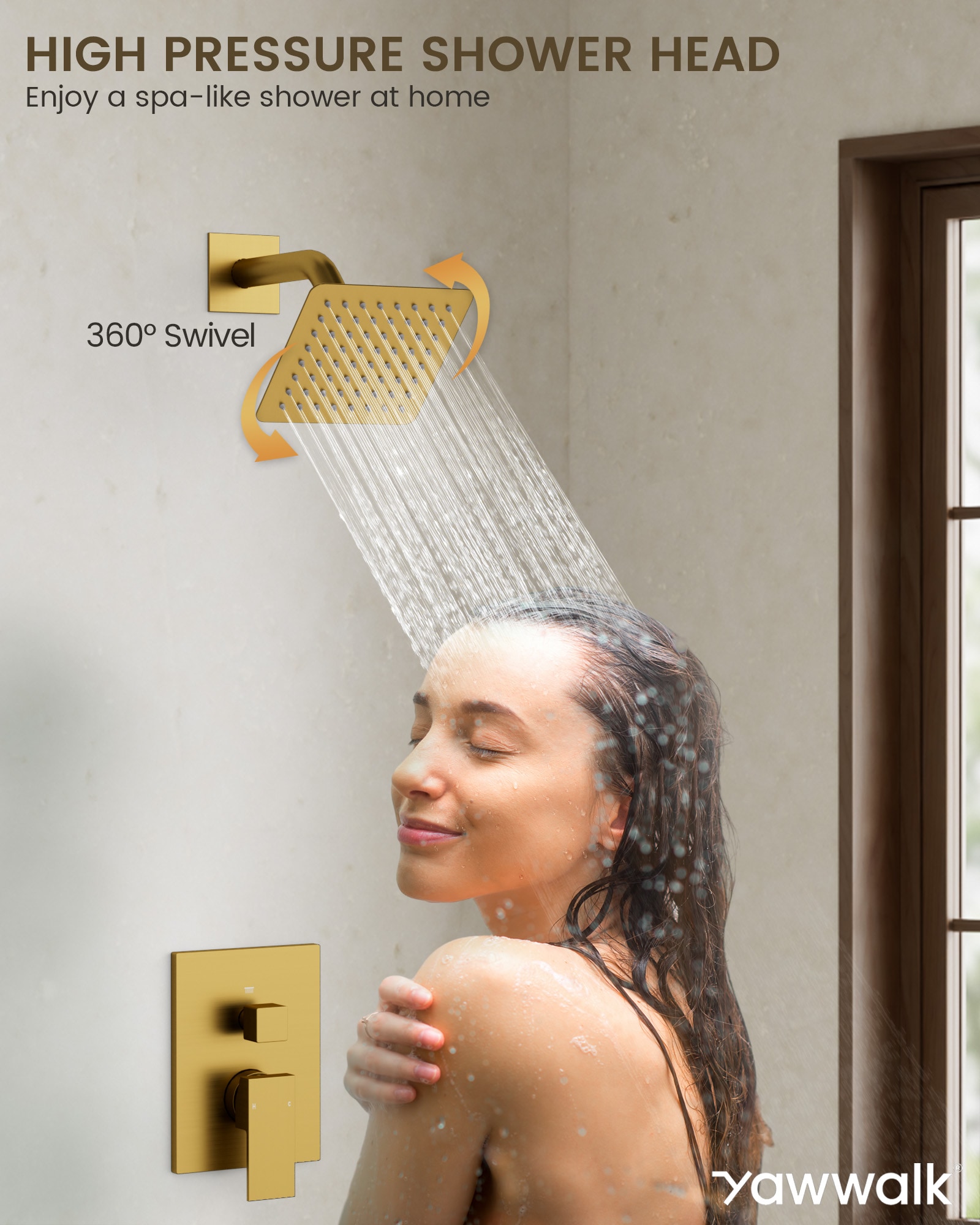 YAWWALK Y11W72-BG Tub-Shower-Faucets - View #4