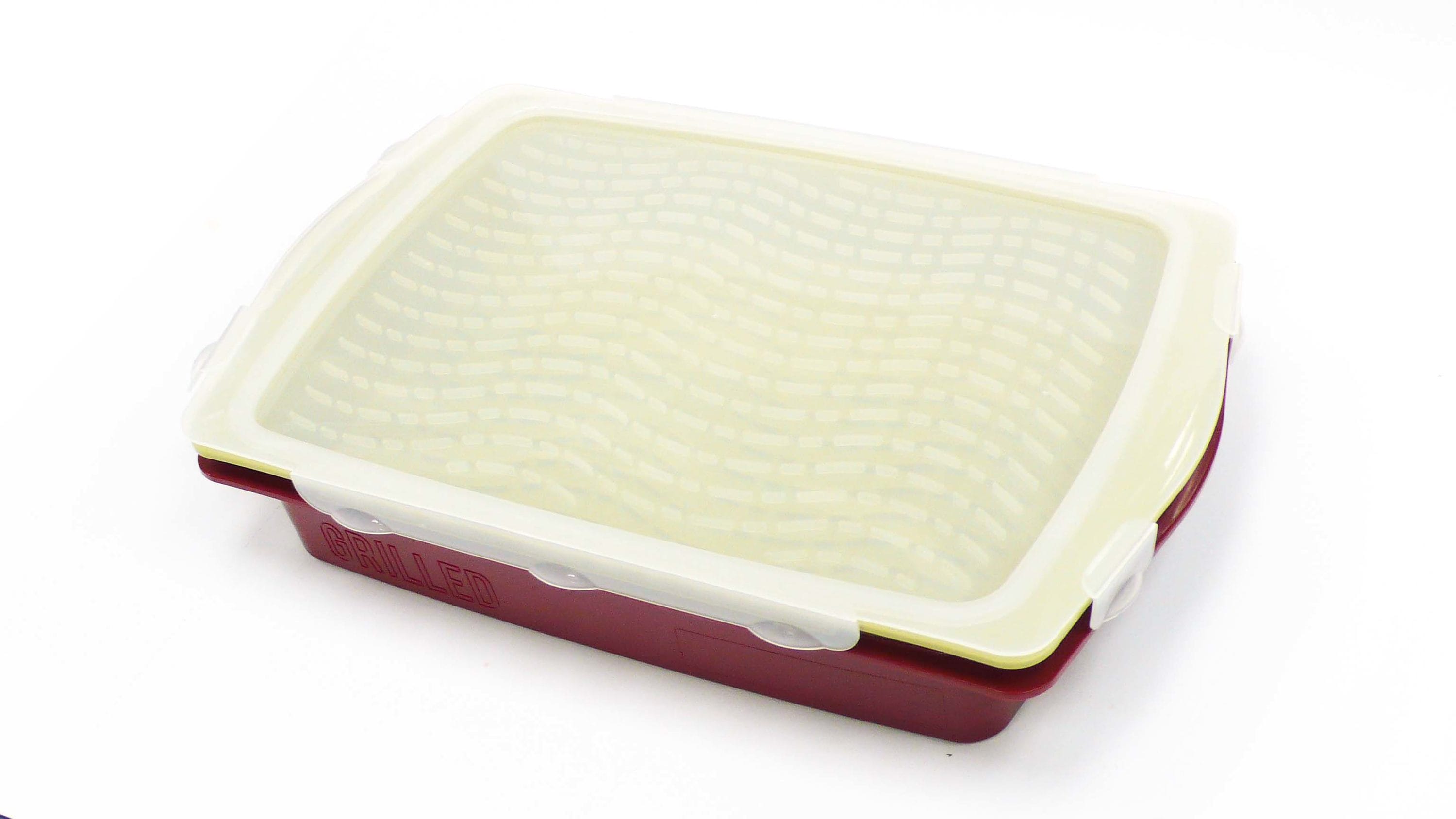 Mr Bar-B-Q Flip & Flavor Plastic Marinade Tray with Locking Lid